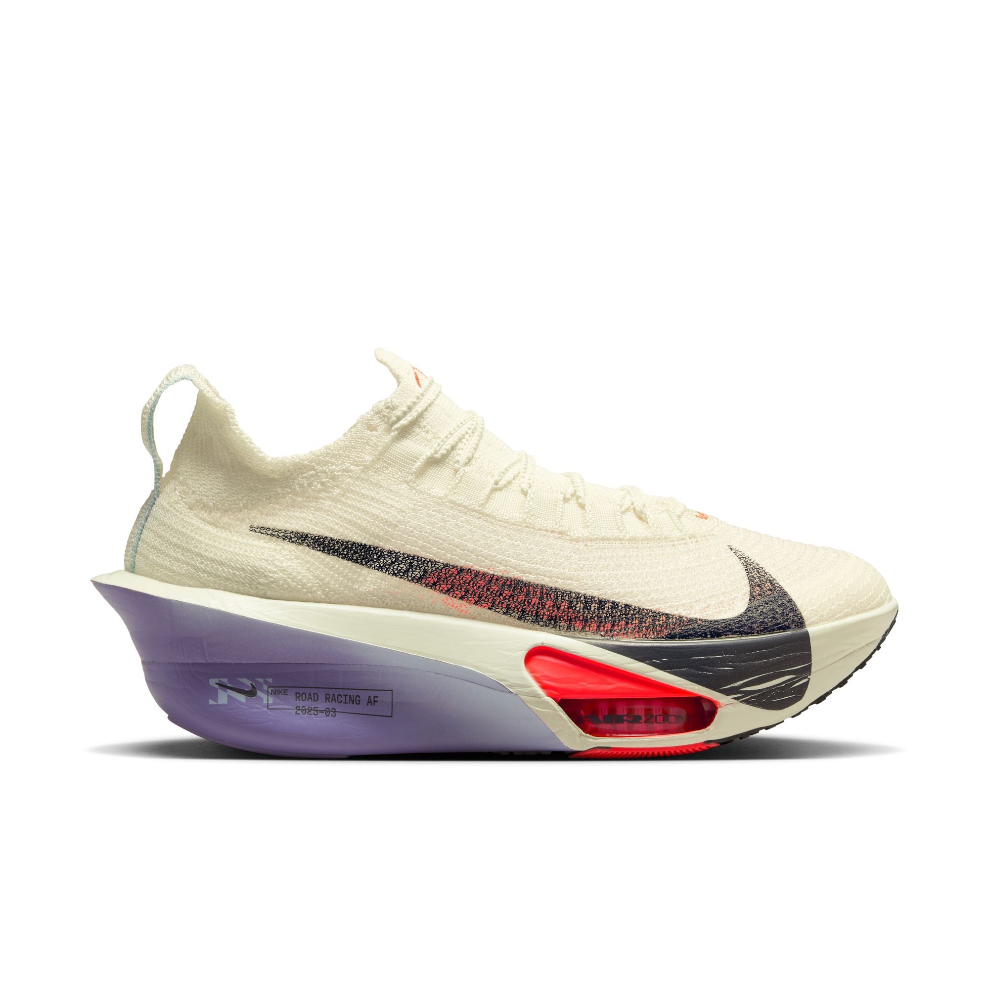 Nike Women's Alphafly 3 Running Shoes - Coconut Milk/Off Noir Dusty Amethyst | Lightweight Cushioned for Marathon Training & Road Racing