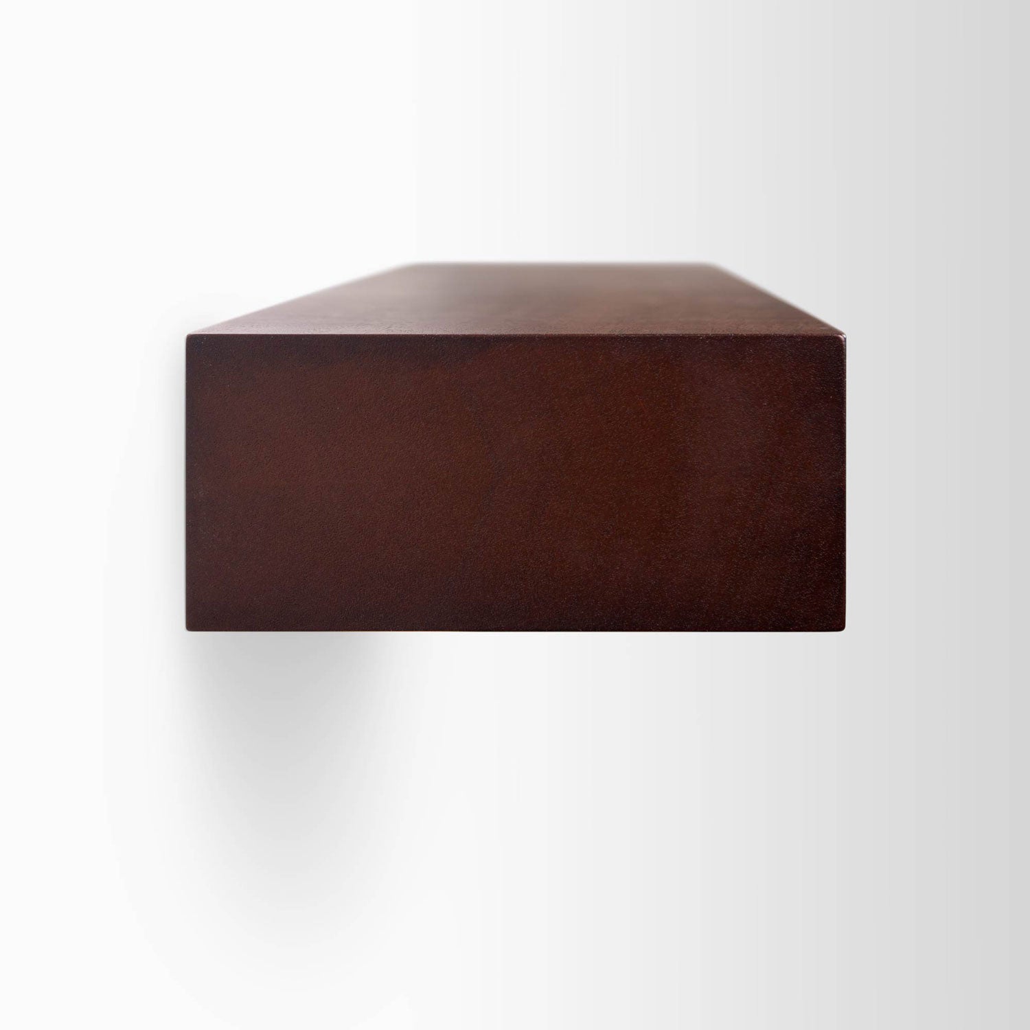 Premium Glenn Dutch Mocha Floating Mantel Shelf - Rustic Wood Wall Mounted Display for Home Decor, Living Room, Bedroom & Kitchen Storage