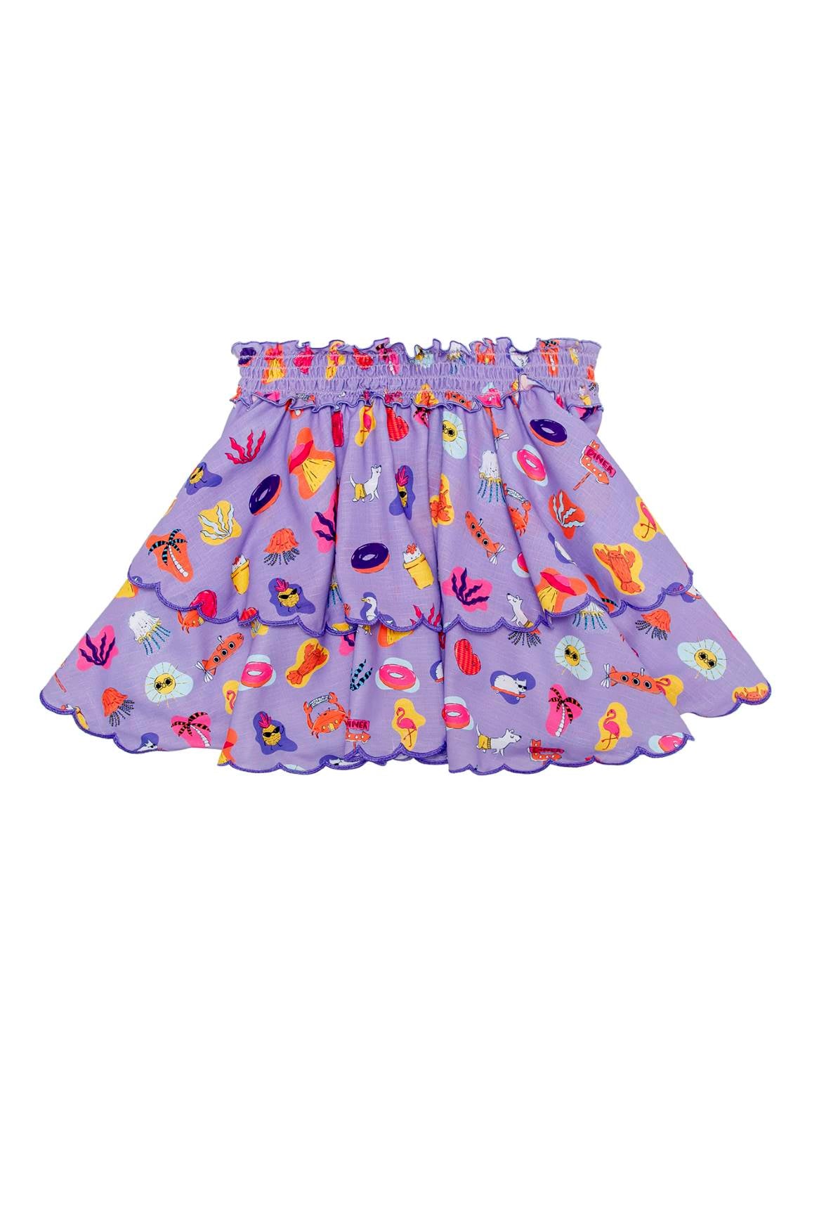 Kavi Girls' Skirt for Kids - Soft & Comfortable Cotton Skirt for Toddler & Little Girls - Perfect for School, Playdates & Special Occasions