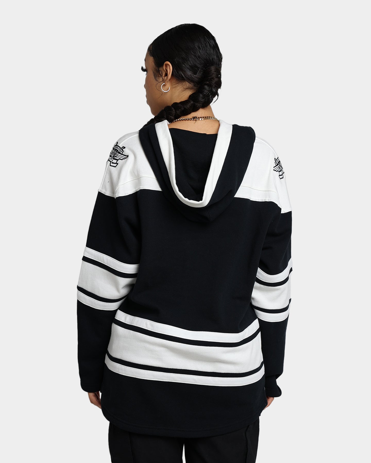 47 Brand Winnipeg Jets Superior Lacer Hoodie - Men's NHL Hockey Pullover Sweatshirt (Jet Black) - Perfect for Game Day, Casual Wear & Sports Fan Apparel