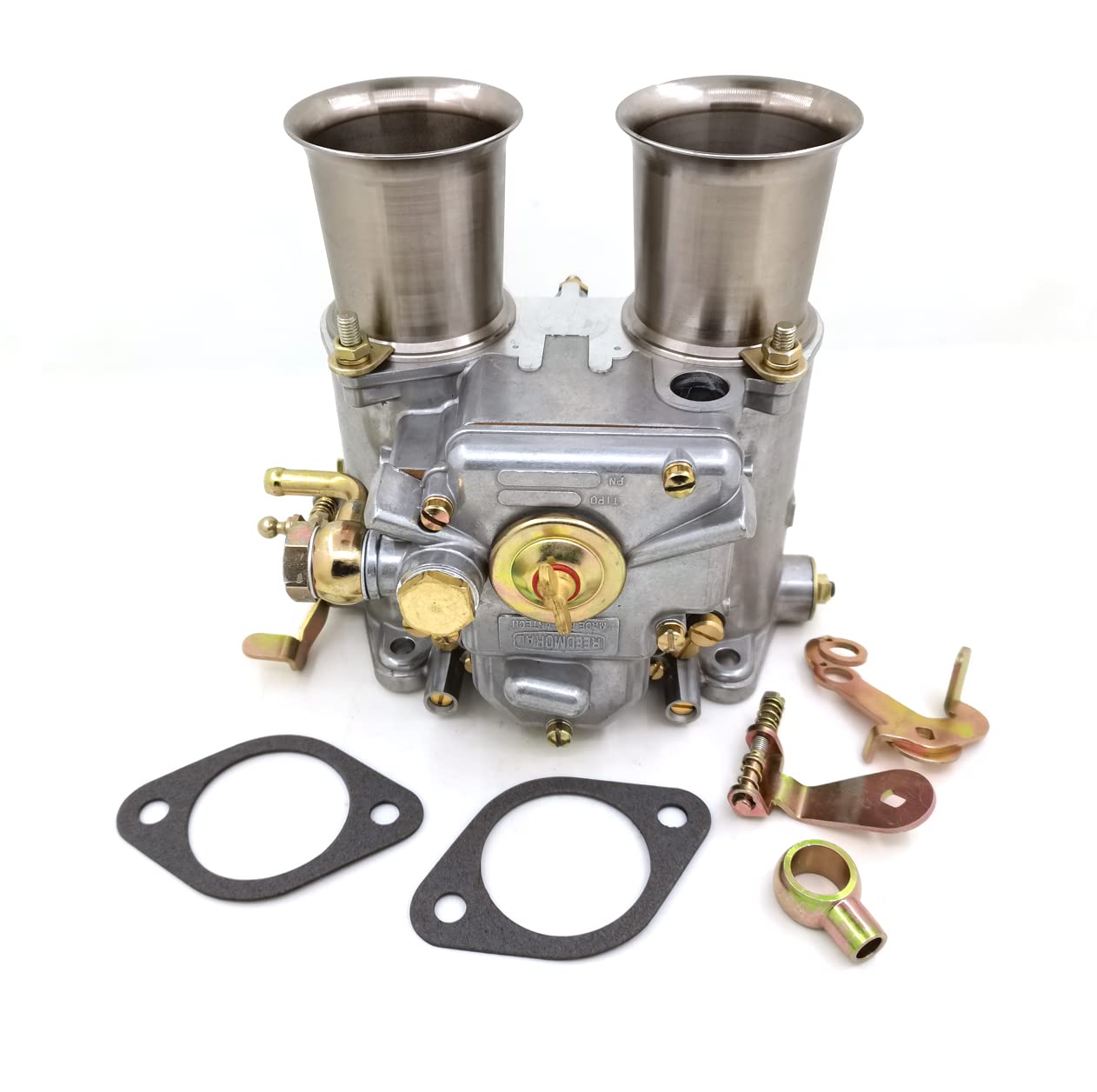 Original Weber 48DCOE Carburetor with Air Horn - Genuine Part #19630.007 - High-Performance Upgrade for Classic Cars & Hot Rods