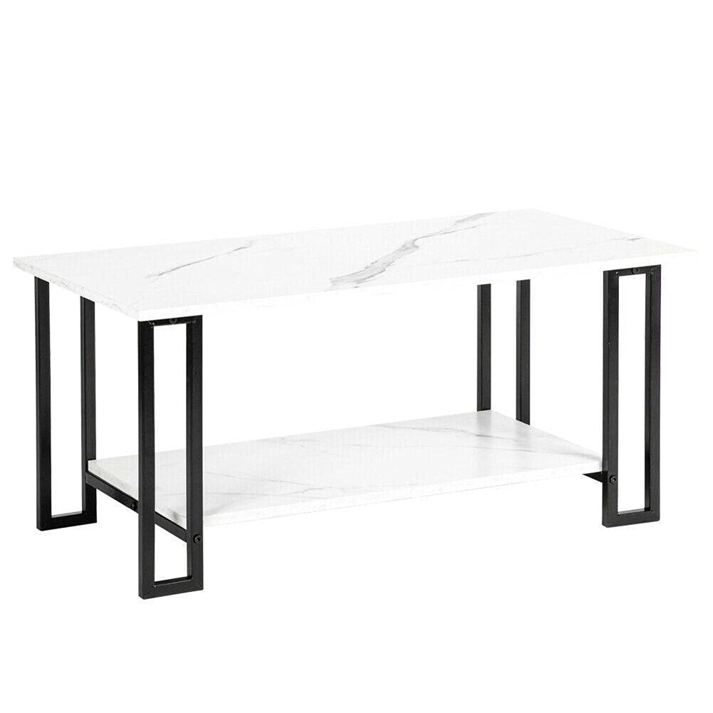 Modern Marble Texture Lift-Top Coffee Table with Storage Shelf - Round End Side Table for Living Room, Office & Home Decor - Perfect for Small Spaces, Entertaining & Stylish Storage Solutions