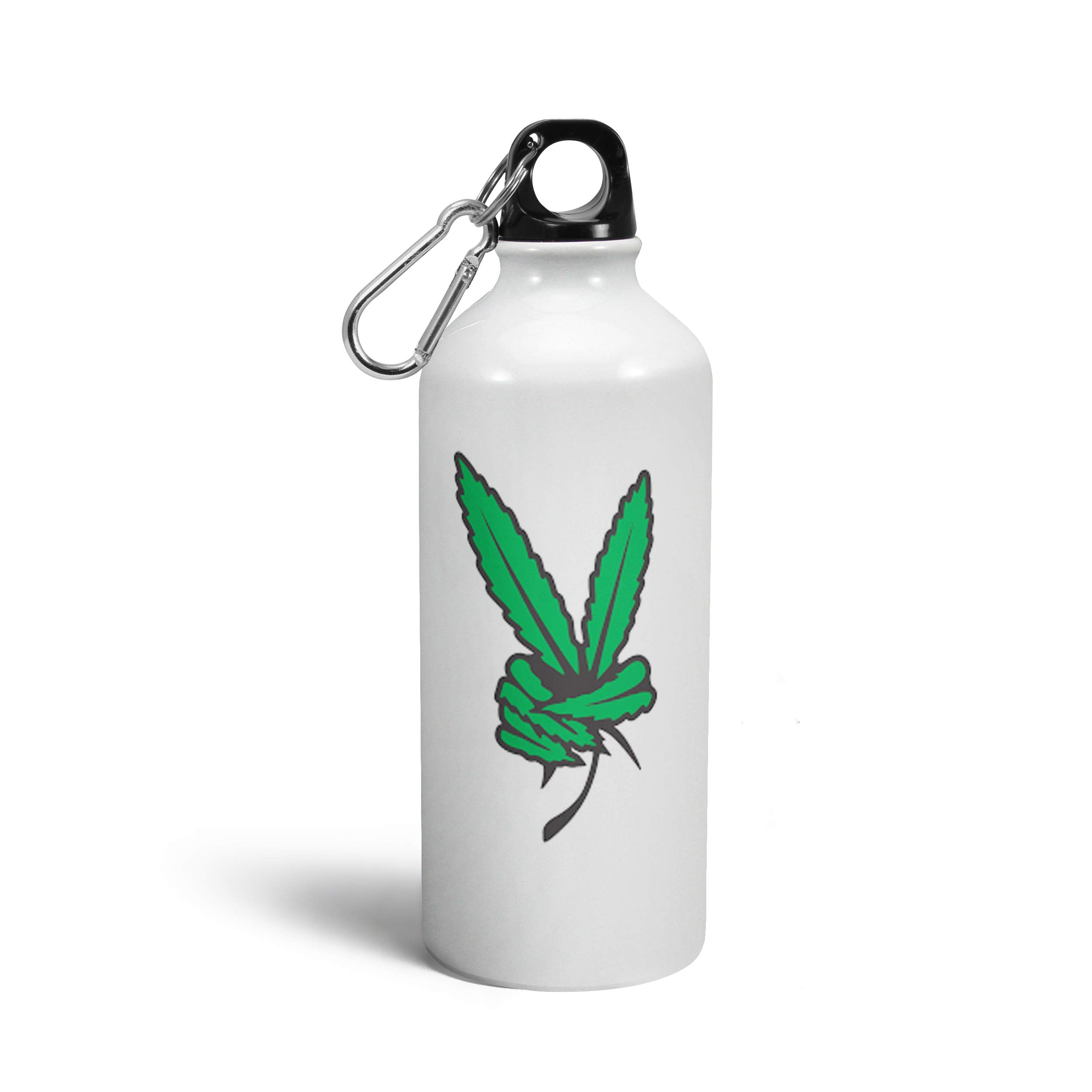 Tee Mafia® Weed Gym Printed Sipper Bottle - 600ml Insulated Water Bottle for Gym, Hiking & Stoner Lifestyle - Multicolor Leakproof Sports Bottle Inspired by Wiz Khalifa & 