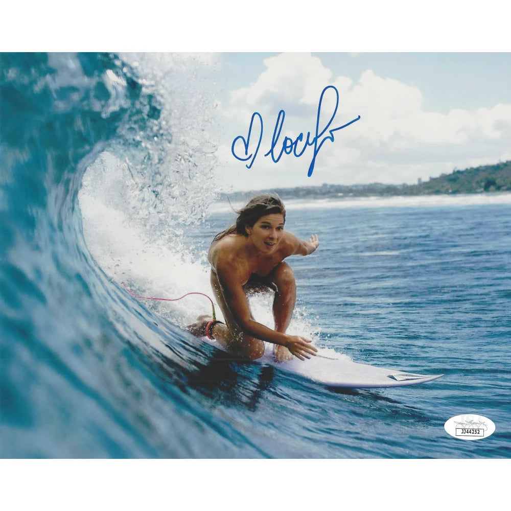 Coco Ho Signed 8x10 Photo with JSA COA Authentic Autograph - Professional Surfer Collectible - Perfect for Surf Memorabilia Collections and Fan Displays