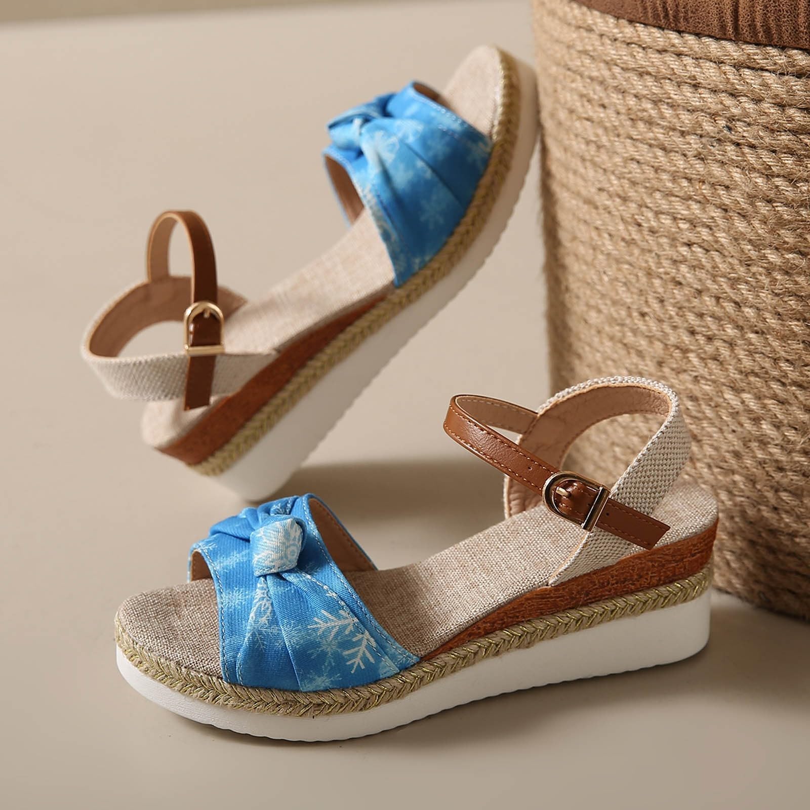 Women's Summer Wedge Sandals - Roman Fish Mouth Dressy Sandals for Clearance Sale | Perfect for Beach, Vacation & Casual Outfits