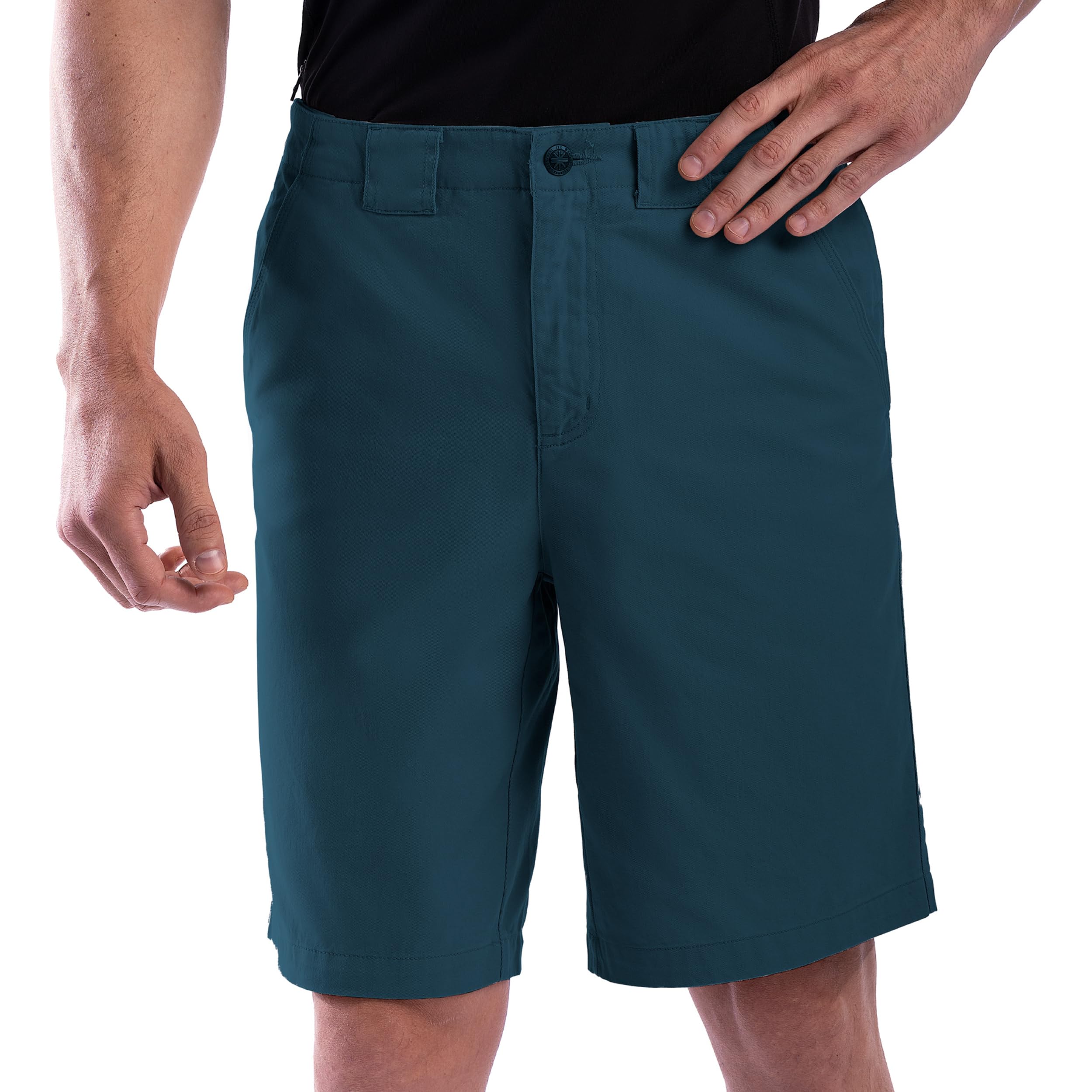 SCOTTeVEST Men's Hidden Cargo Shorts with 8 Secret Pockets - Travel, Hiking & Outdoor Adventure Essentials - Comfortable & Functional Shorts for Everyday Wear