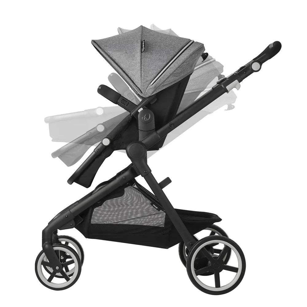 Gold SensorSafe Pivot Xpand Smart Modular Travel System - Moonstone | Expandable Stroller & Car Seat Combo for Safe & Convenient Travel with Baby | Perfect for Airports, Road Trips & Daily Outings
