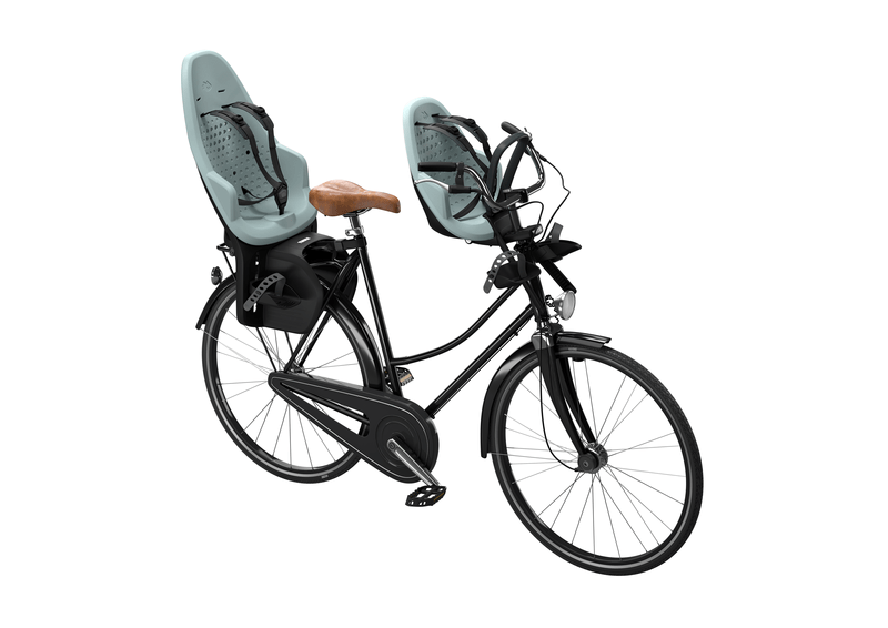 Thule Yepp 2 Maxi Rack Mount Child Bike Seat - Universal Fit for Bicycles, Safe & Comfortable Toddler Carrier - Perfect for Family Cycling, Commuting & Outdoor Adventures