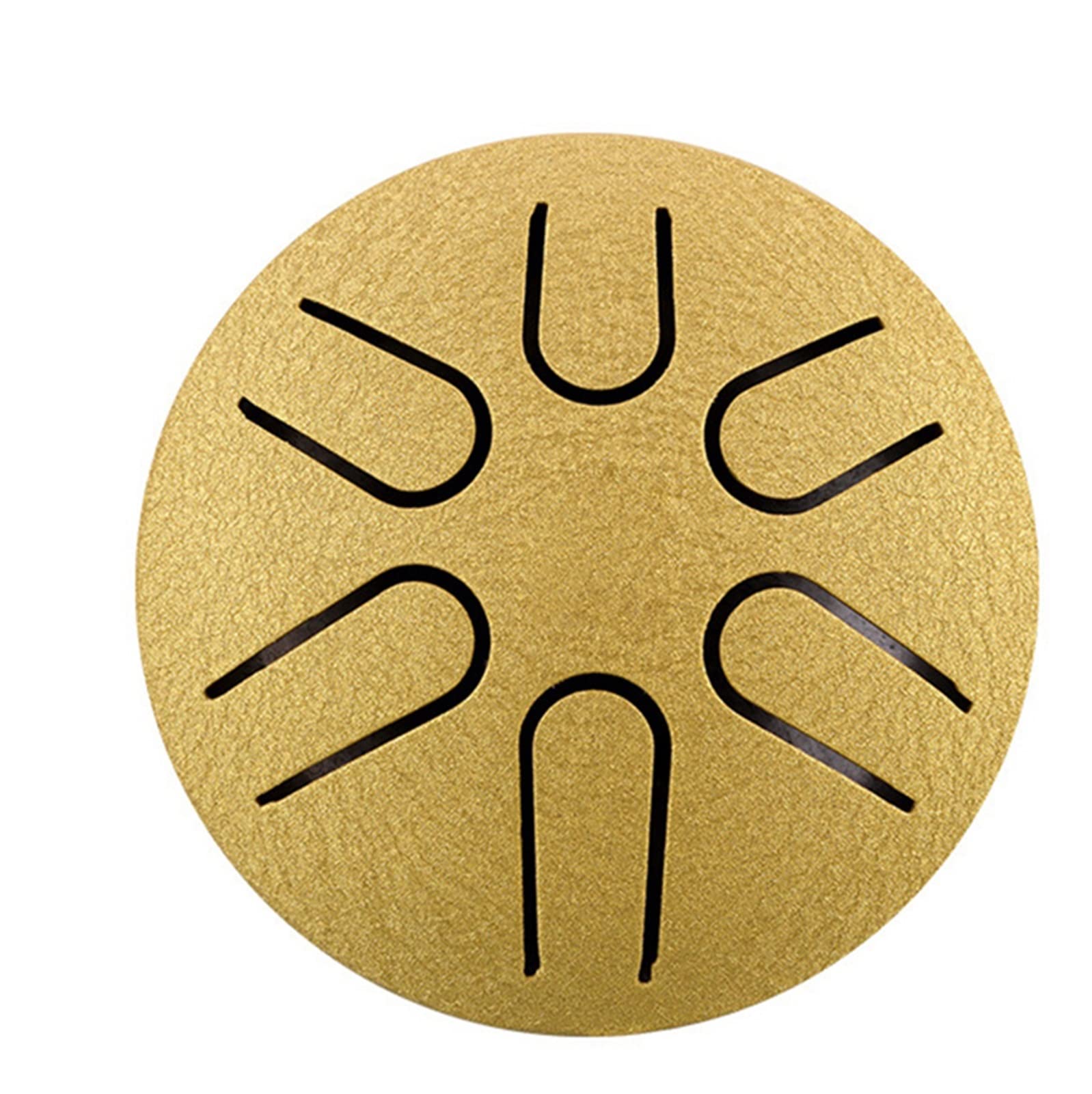 TSTS Ethereal Drum 3 Inch 6 Tone Steel Tongue Drum - Mini Handpan Drum with Drumsticks - Steel Percussion Instrument for Meditation, Yoga & Music Therapy (Color: Blue)