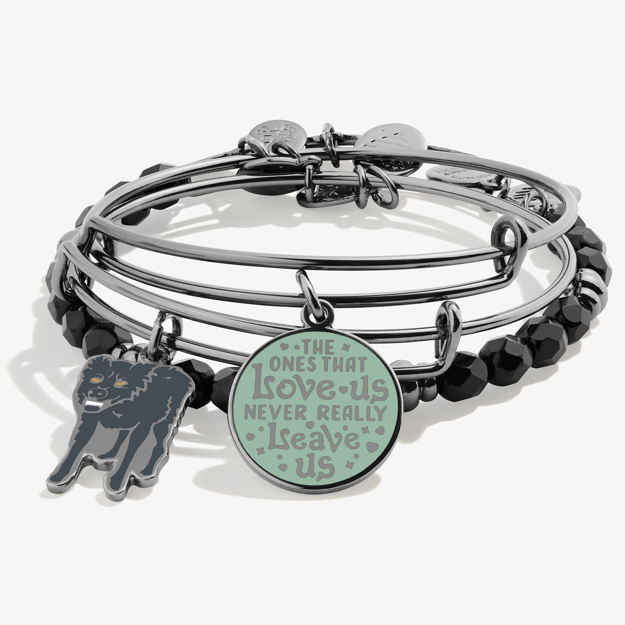 Harry Potter™ Sirius Black Charm Bangle Bracelets - Set of 3 Magical Jewelry for Fans, Cosplay & Gift Giving - Perfect for Halloween, Movie Nights & Potterhead Collections
