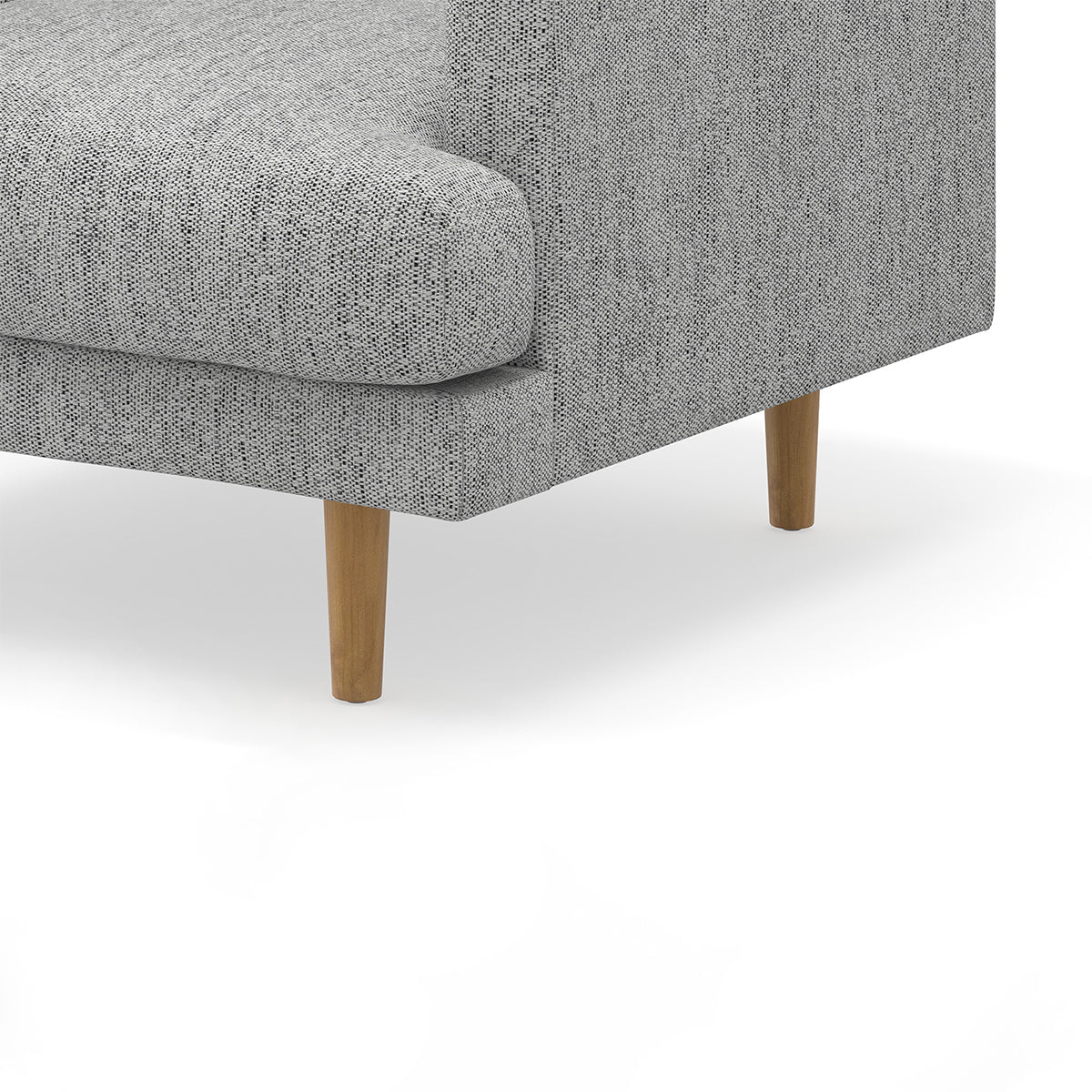 Jaspa Linen Armchair - Modern Comfortable Lounge Chair for Living Room, Bedroom & Office - Perfect for Relaxing, Reading & Home Decor