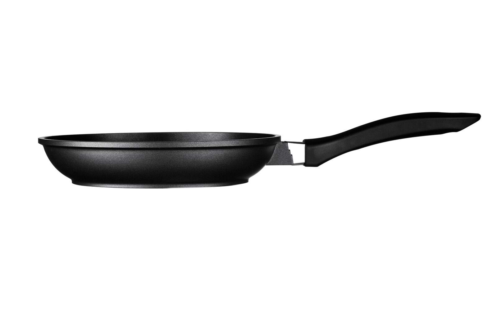Premier Housewares Tenzo Non-Stick Frying Pan - 24cm Black Skillet for Professional Cooking & Home Kitchen Use