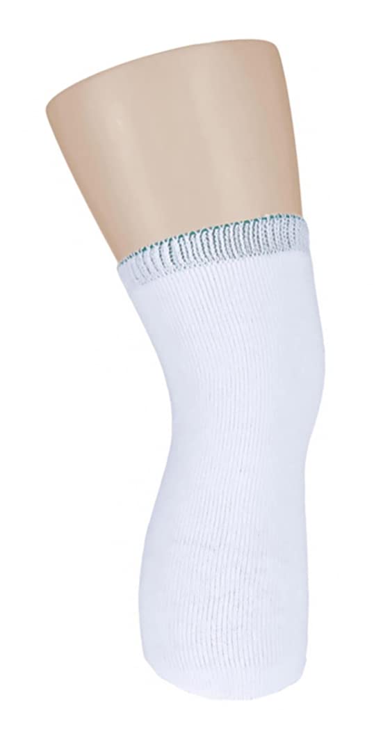 6 Below Knee Prosthetic Socks for Amputees - Yellow (25cm/10 inches) - Comfortable Fit for Daily Wear & Active Lifestyle