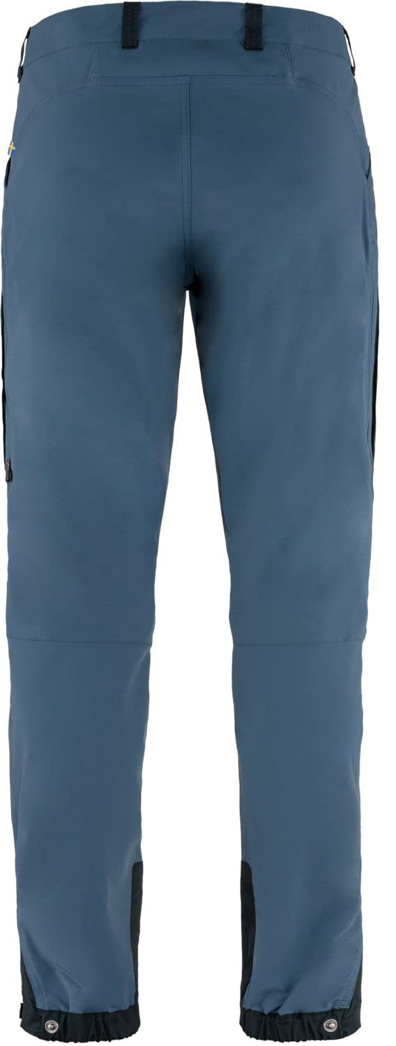 Fjallraven Keb Agile Trousers Men's Hiking Pants - Size M, Indigo Blue/Dark Navy | Durable Outdoor Adventure Pants for Hiking, Camping & Travel