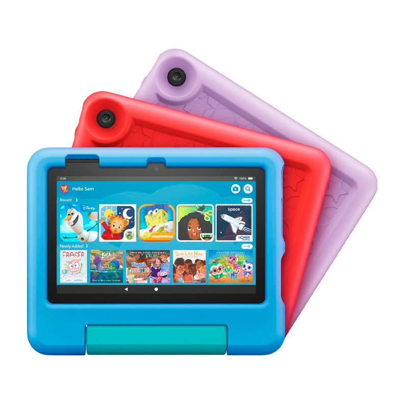 Amazon Fire 7 Kids Tablet (2023 Model) - 16GB WiFi Purple - Educational Tablet for Children Ages 3-7 - Perfect for Learning, Games & Entertainment at Home or Travel