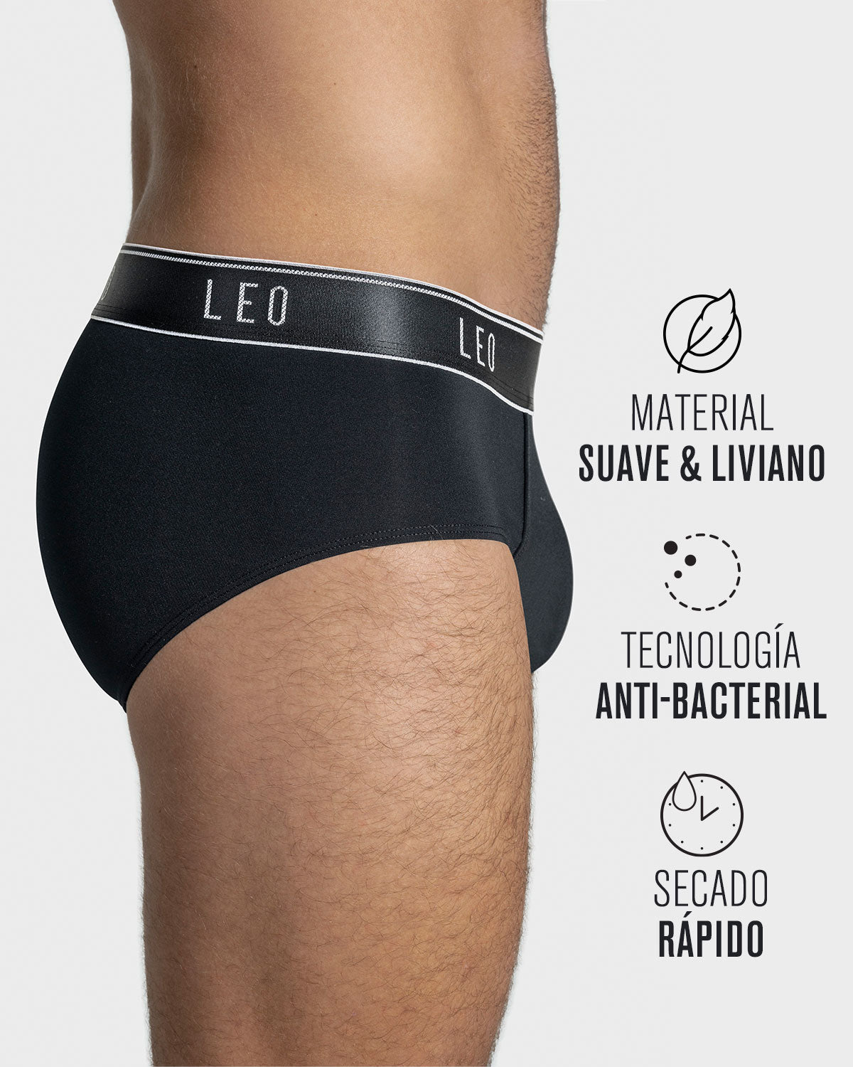 Breathable Microfiber Men's Underwear with Ergonomic Pouch Support - Perfect for Gym, Travel & Everyday Comfort