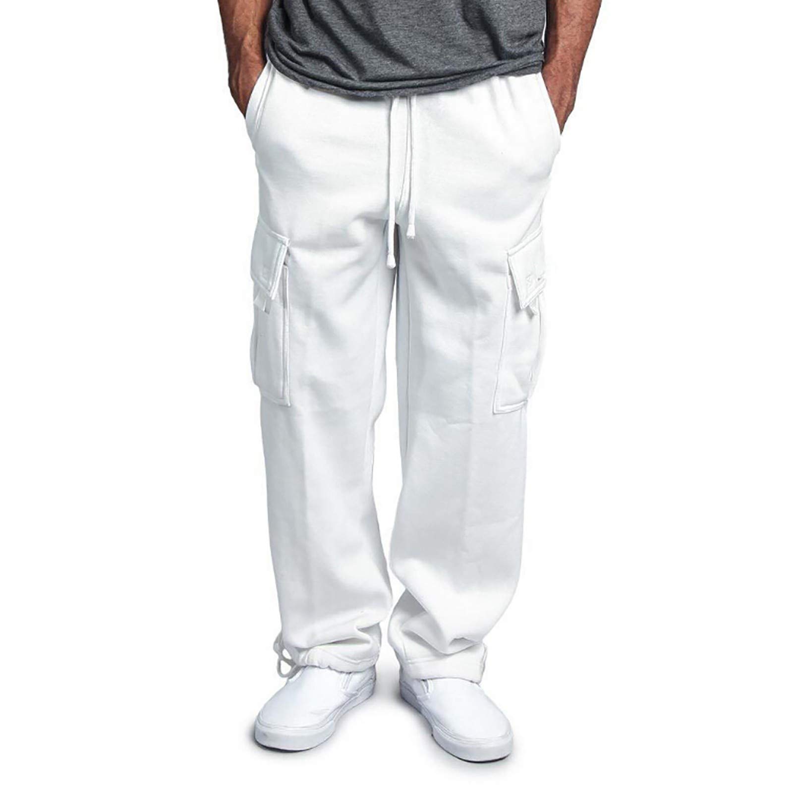Men's Carpenter Pants - Durable Work Overalls with Multiple Pockets, Adjustable Belt & Comfort Fit for Construction, DIY Projects, Outdoor Work & Casual Wear | Jogger Style Work Pants for Men