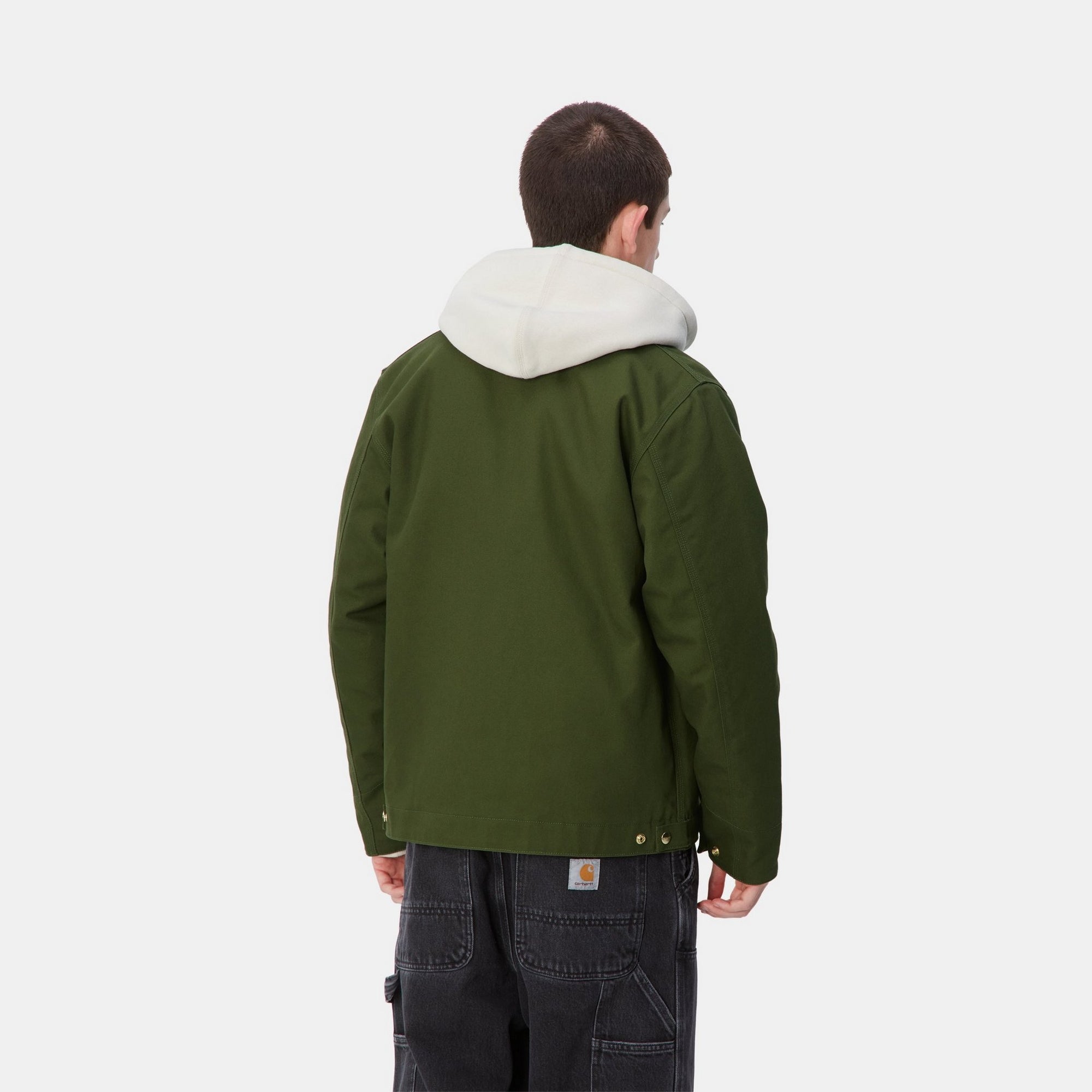 Detroit Jacket for Men & Women - Winter Waterproof Windproof Jacket in Tarragon Green & Black | Cold Weather Outerwear for Hiking, Skiing & Outdoor Activities