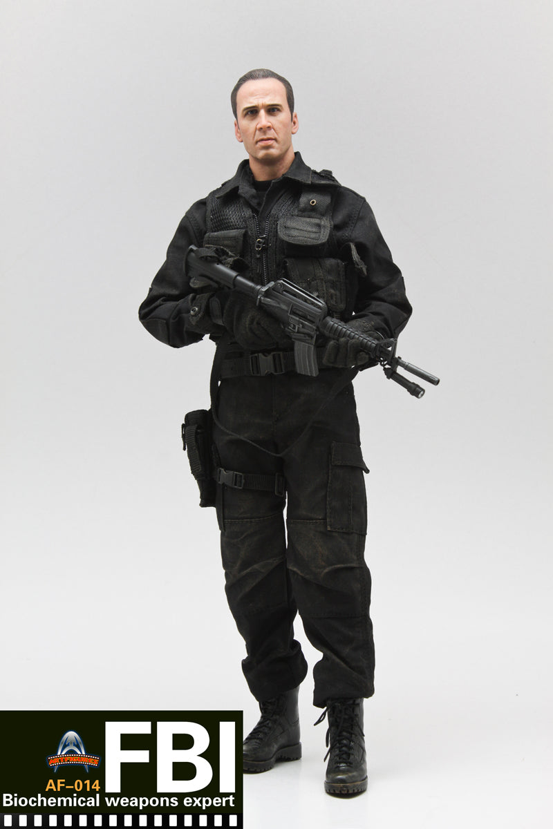 1/6 Scale FBI Biochemical Weapons Expert Action Figure - Highly Detailed Collectible Art Figure for Display & Diorama Scenes