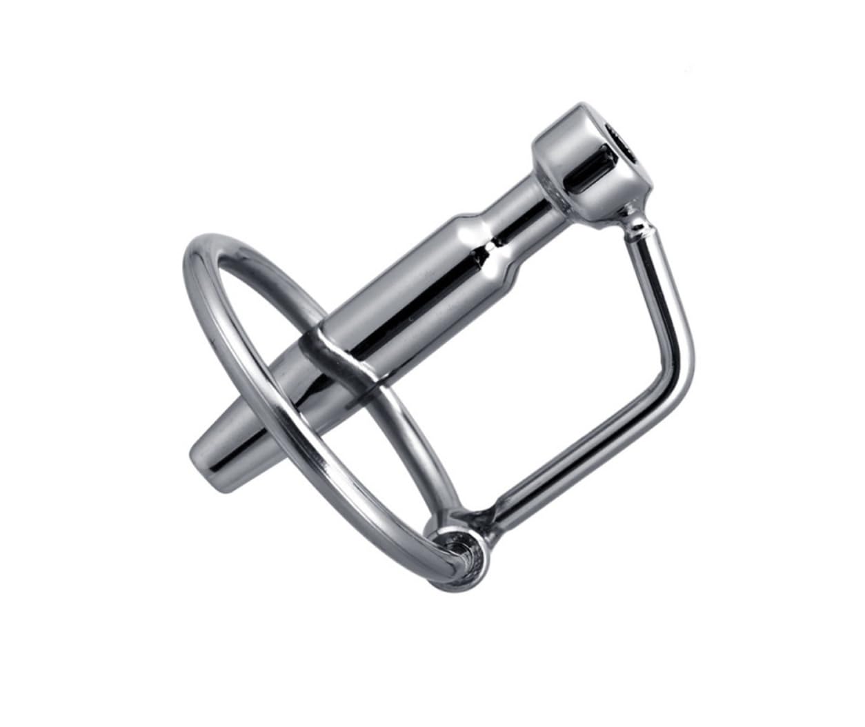 Premium Hollow Urethral Sounds with Ring - QLSXTM Surgical Stainless Steel Penis Plug Dilator for Men | 45mm K031 | Adult Sex Toy for Advanced Play & Stretching | Perfect for BDSM, Medical Play & Sensation Exploration