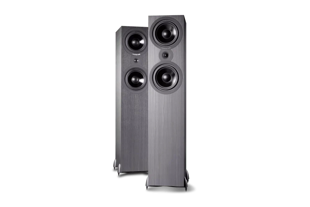 Cambridge Audio SX-80 Floor Standing Speakers - High-Quality Entry Level Hi-Fi Stereo Speakers for Home Theater & Music Listening