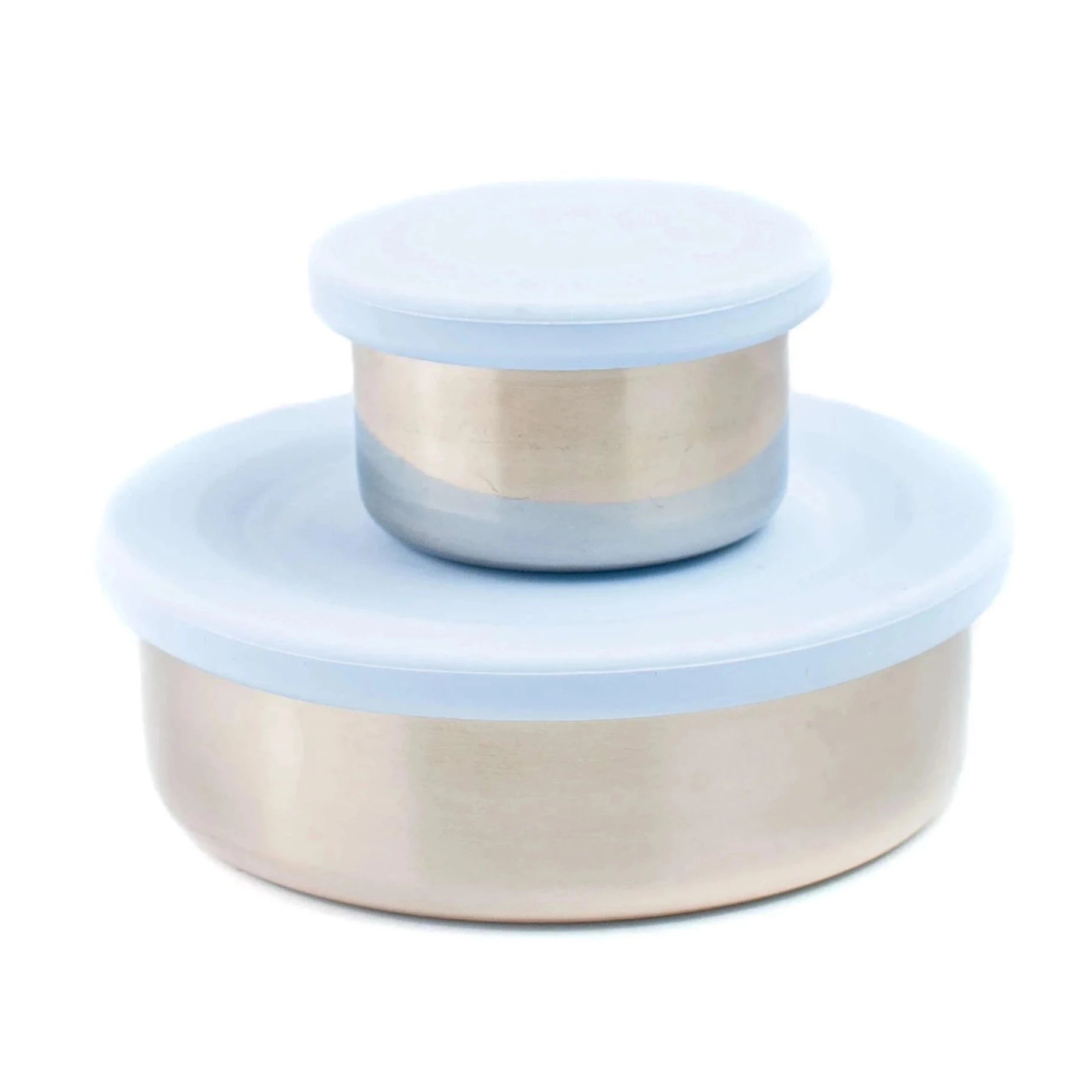 Stainless Steel Snack Container with Lid - Eco-Friendly Bento Lunch Box for Kids & Adults | Perfect for School, Office, Picnics & Travel | Blueberry Design