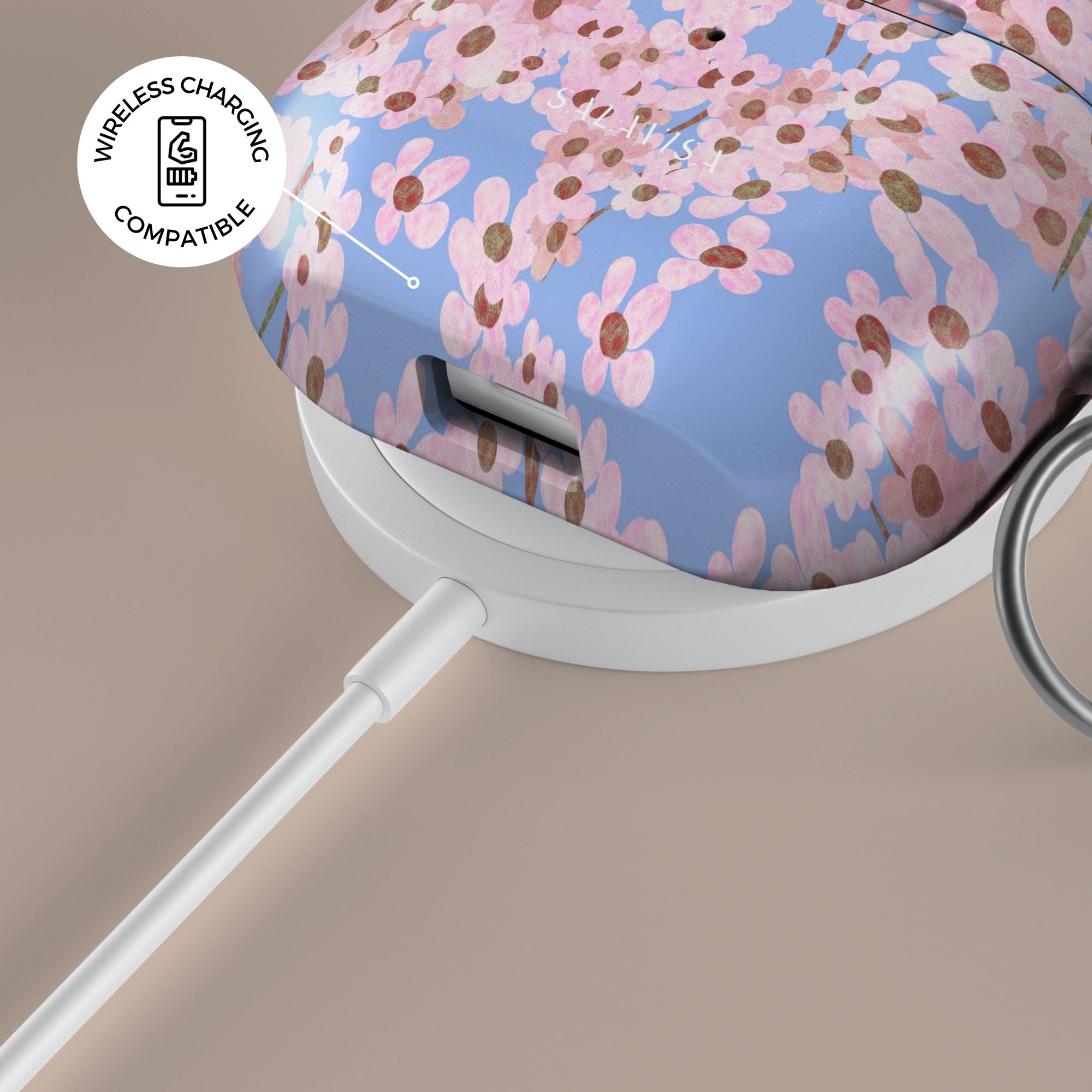 Cute Floral AirPods Case for Summer - Trendy Protective Cover for AirPods 1/2/3 Pro - Perfect for Travel, Workouts & Everyday Use