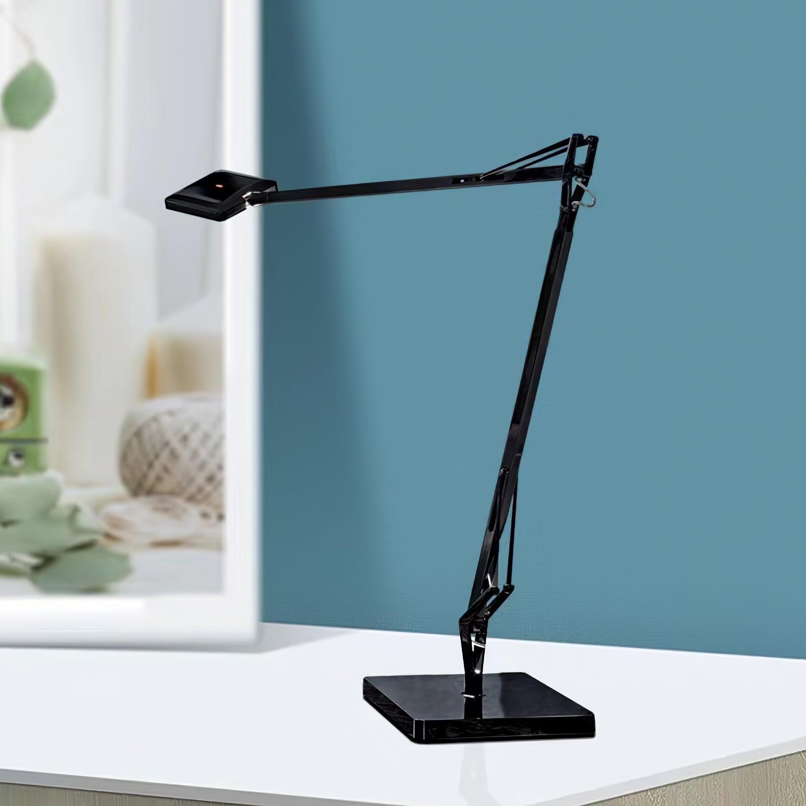 Kelvin Edge Table Lamp - Modern LED Desk Light for Home Office, Bedroom & Study | Adjustable Brightness & Eye-Caring Design