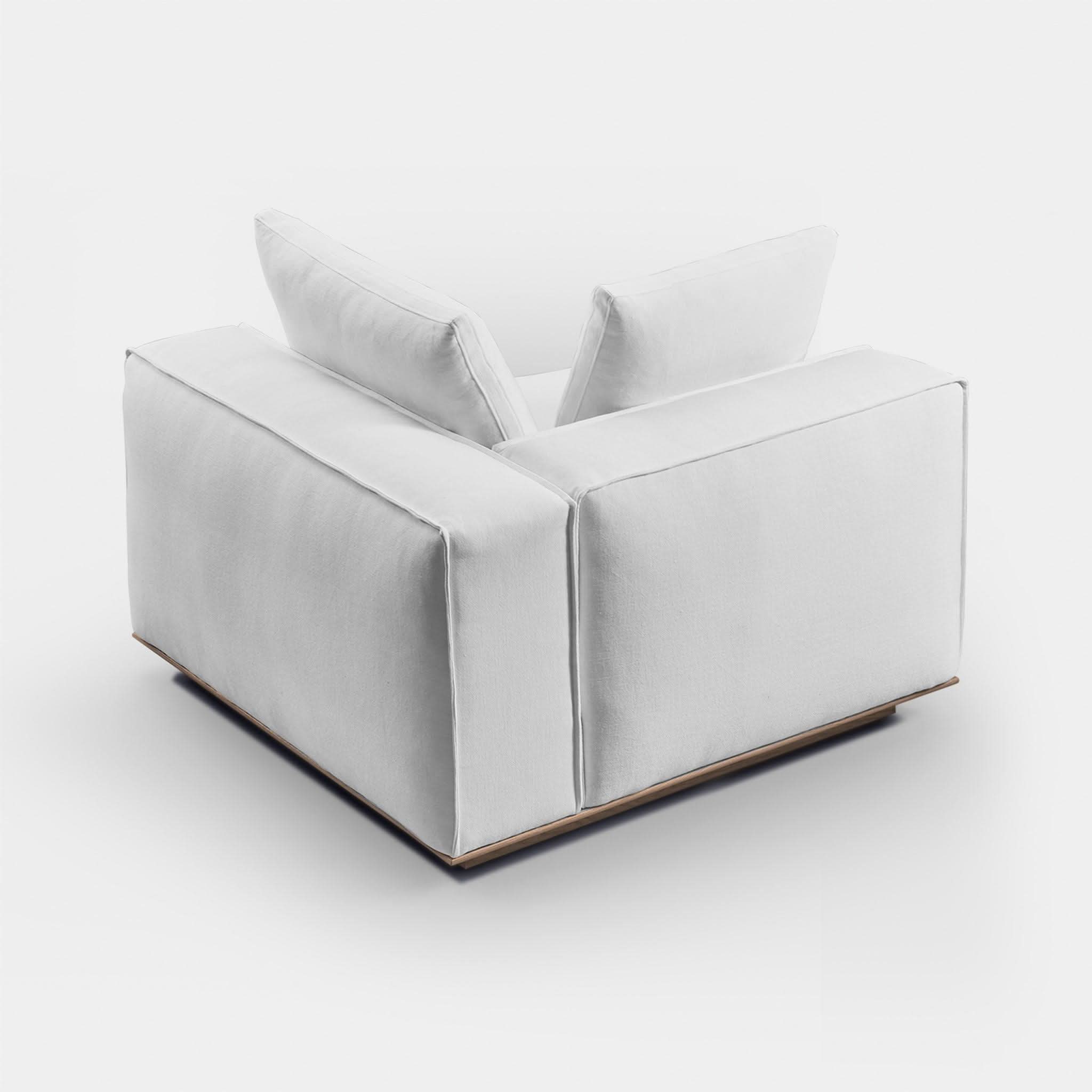 Stylish Santorini Corner Right Sectional Sofa - Perfect for Living Room, Lounge & Small Spaces