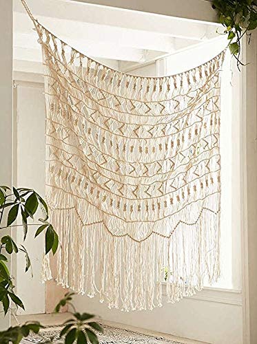 Handwoven Boho Macrame Curtain - 52