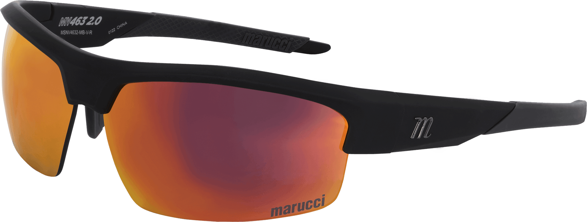 MV463 2.0 Matte Black-Violet/Red