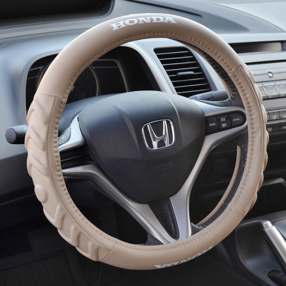 BDK HDSW-806-S-BG Beige Small Odorless Wheel Cover for Honda Civic, Accord, CR-V - Universal Fit Hub Cap for Car, Truck & SUV - Durable Plastic Wheel Covers for All-Season Protection & Style Enhancement