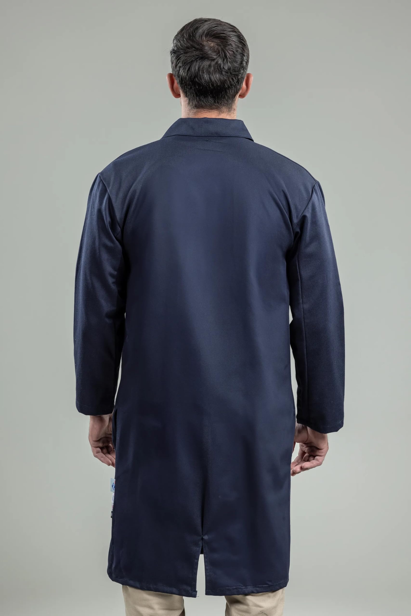 National Safety Apparel FR Lab Coat - 88% Cotton 12% Nylon Blend, Flame Resistant Workwear, 2X-Large Size - Perfect for Laboratory, Medical & Industrial Safety Use