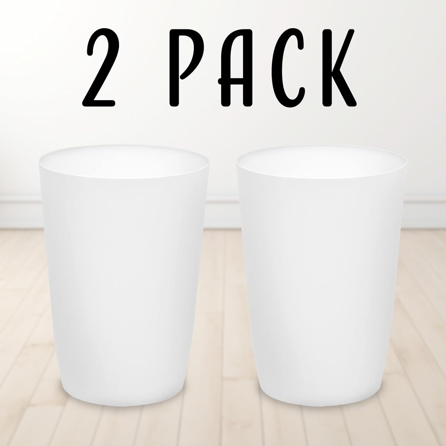 Compact Open-Top Trash Can for Kitchen, Bathroom & Office - 10.5
