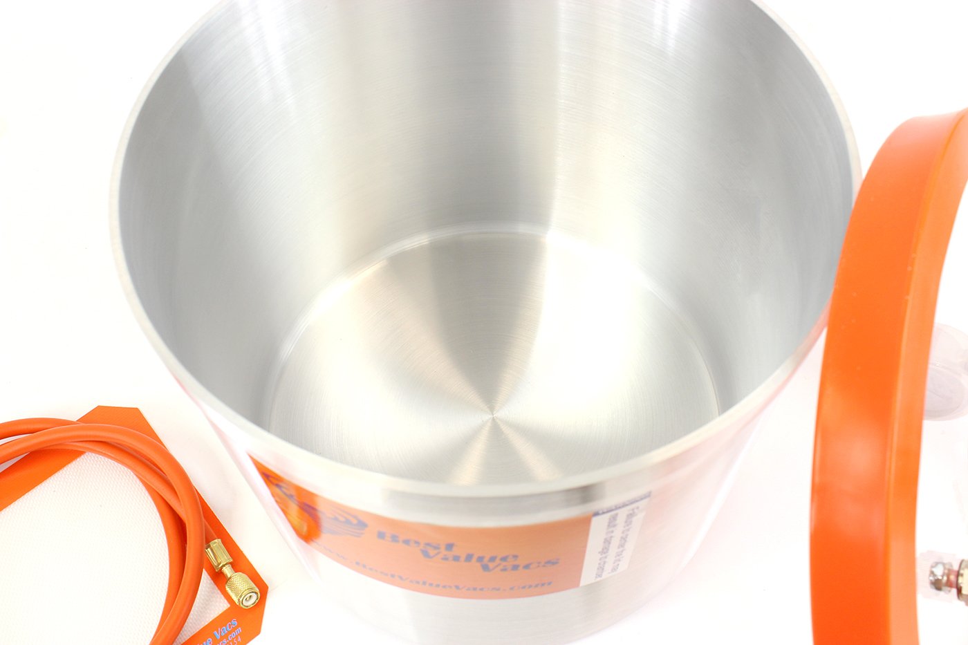 5 Gallon Vacuum Degassing Chamber for Resin, Epoxy, and Silicone - 5GAL Vacuum & Degas Pot for Bubble Removal in Crafting, Casting, and Mold Making