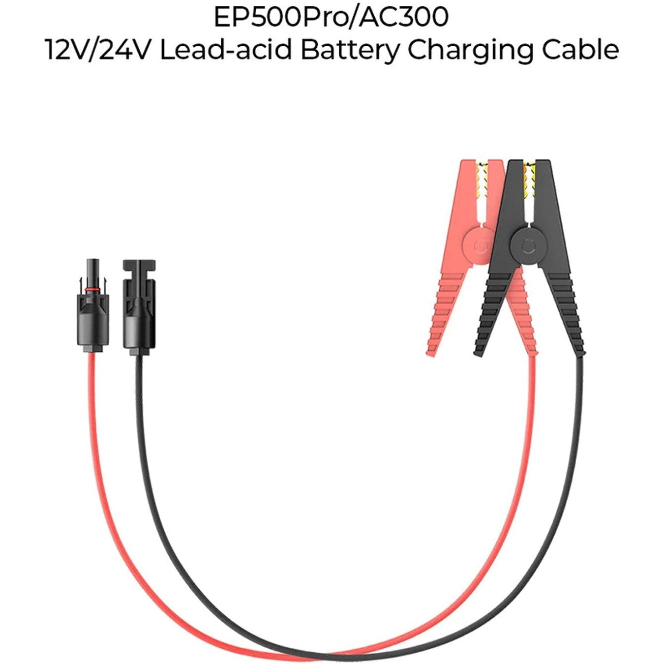 Bluetti 12V/24V Lead Acid Battery Charging Cable for AC300/EP500P - Compatible with Solar Generators, Power Stations & Off-Grid Power Systems