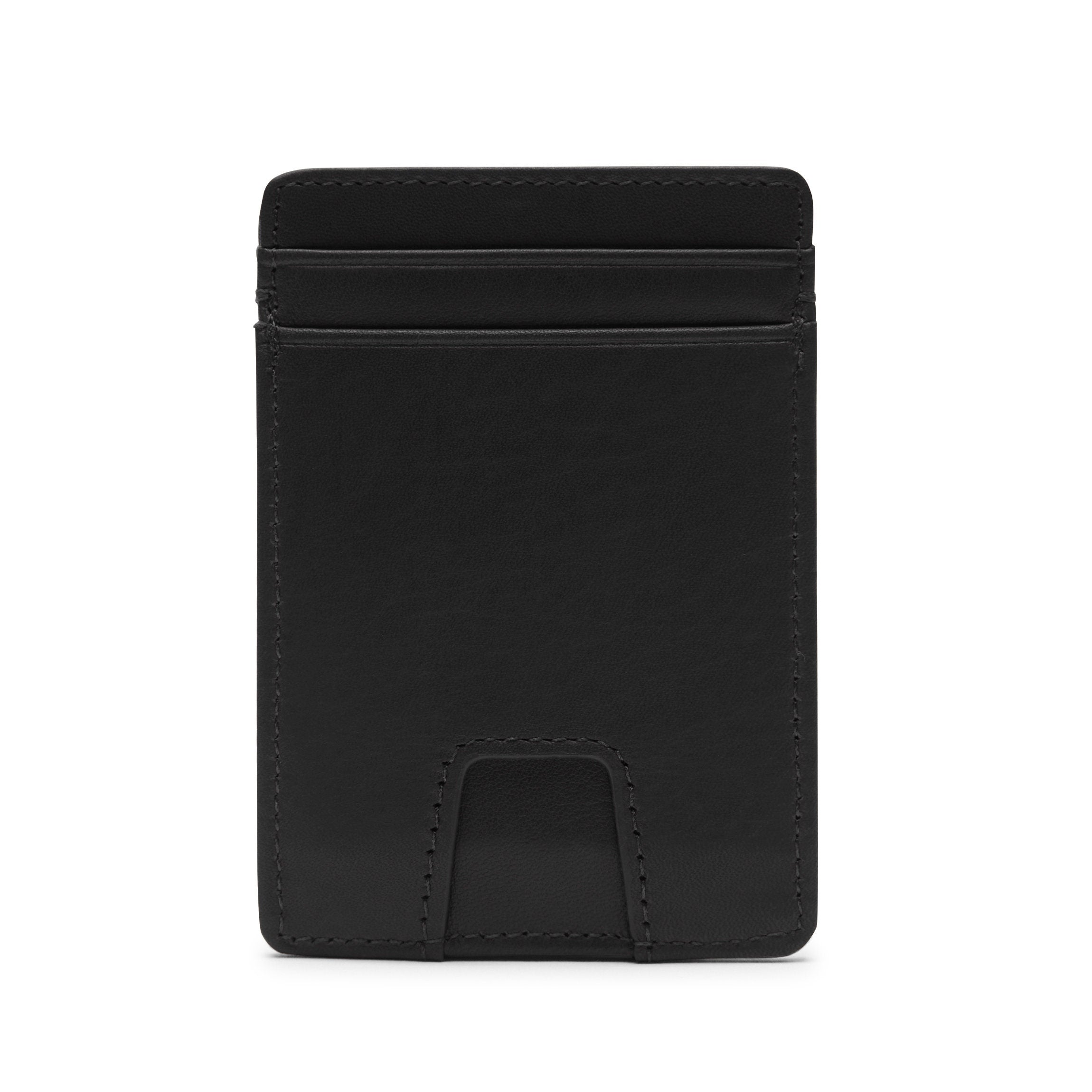 Slim RFID Blocking Utility Card Holder - Black Oil Finish | Perfect for Minimalist Wallets, Travel & Everyday Carry (EDC)