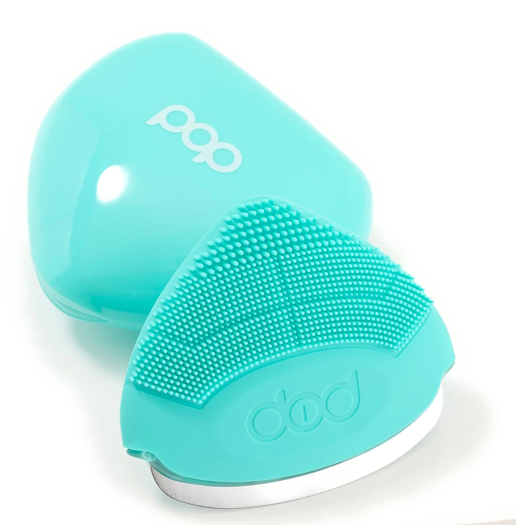 Pop Sonic Strawberry 3-in-1 Skin Exfoliating Cleanser - Deep Cleanse, Massage & Exfoliate for Smooth Skin | Turquoise | Perfect for Daily Skincare & Spa Nights