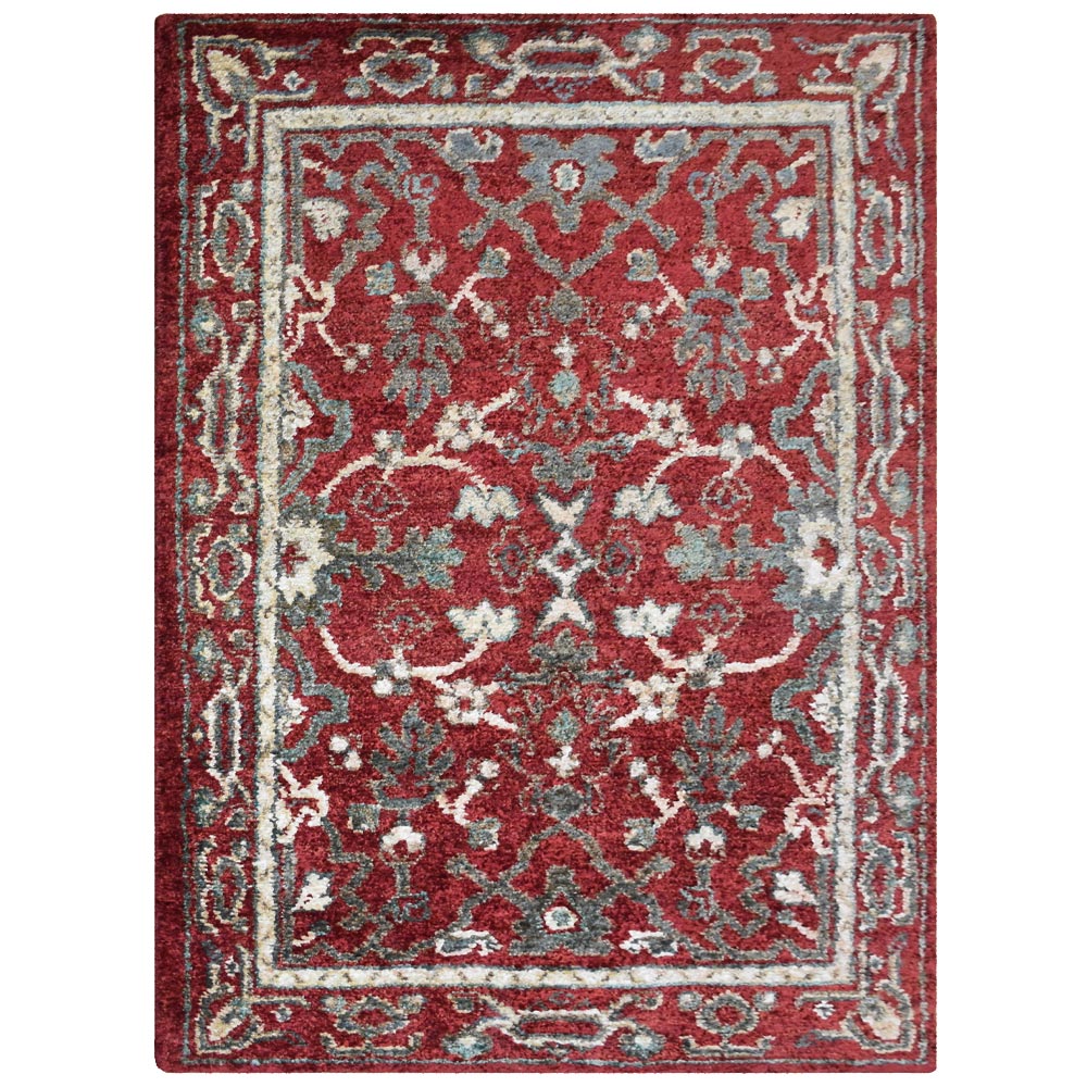 Sultaroma Hand Knotted Rug - Premium Handmade Wool Area Rug for Living Room, Bedroom - Non-Slip Traditional Persian Design Carpet for Home Decor