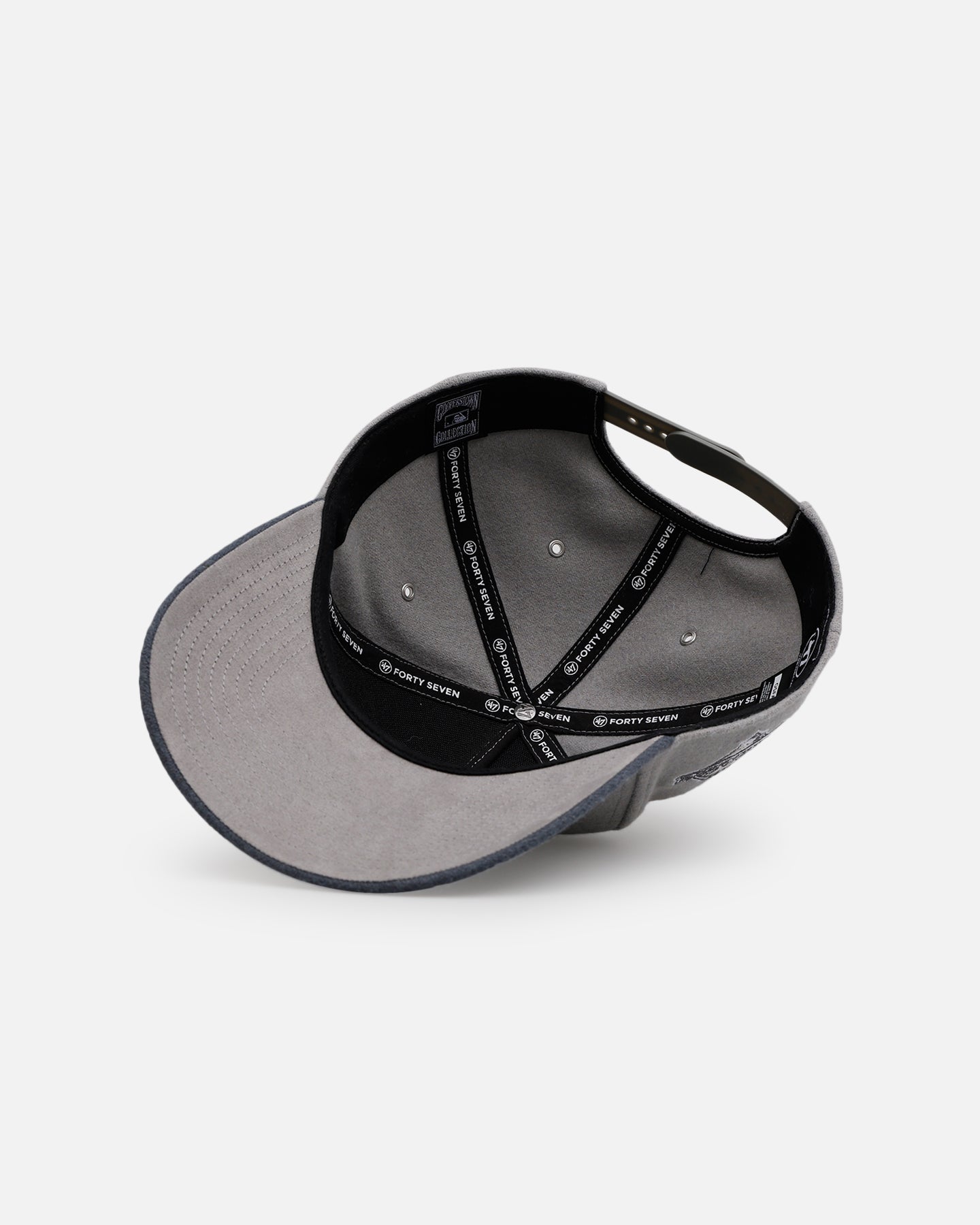 47 Brand New York Yankees 'Shades Of Gray' Snapback Hat - Adjustable Cement Gray Baseball Cap for Men & Women - Perfect for Game Day, Streetwear & Casual Outfits
