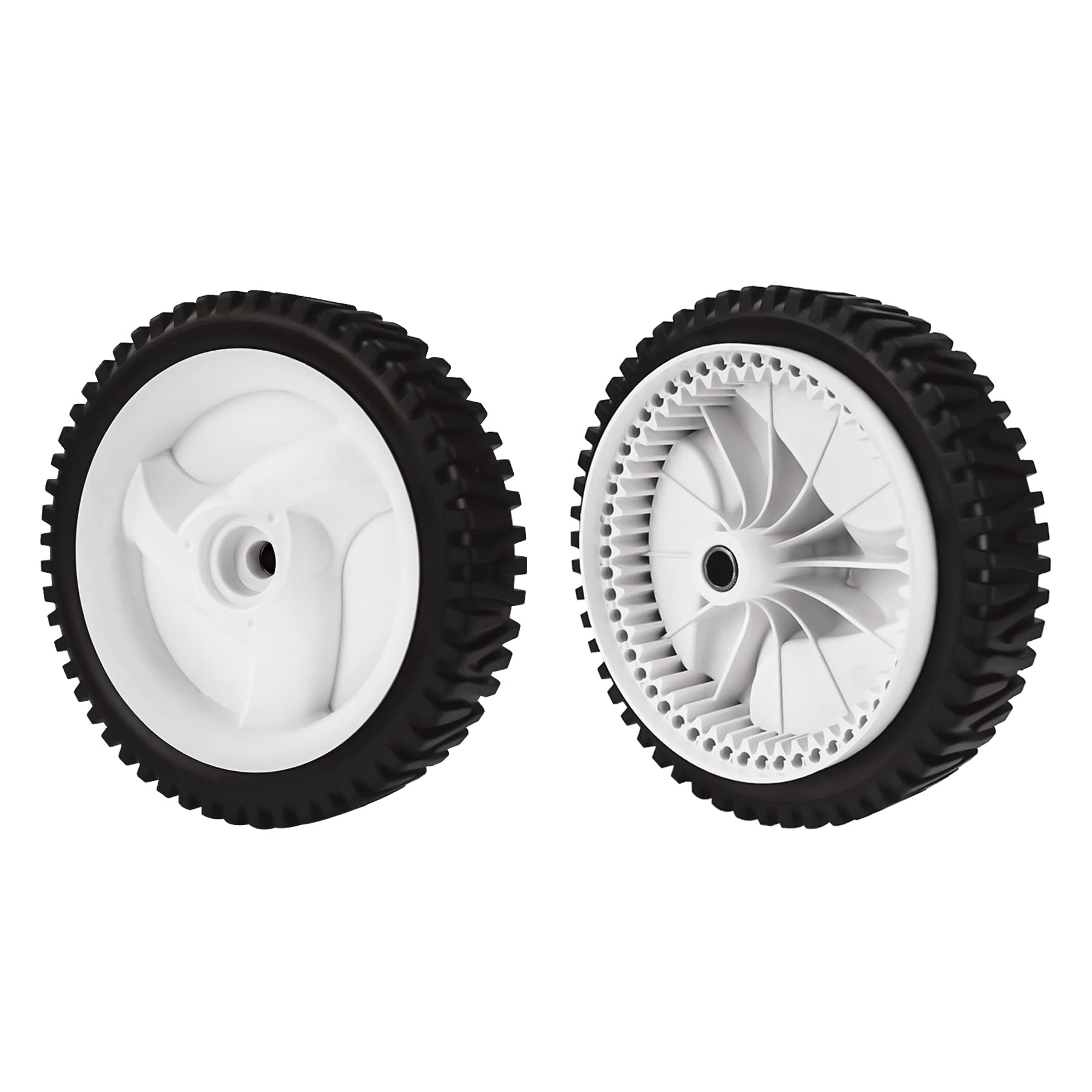 2 Pack Lawn Mower Drive Wheels for AYP 194231x427, Craftsman 532403111 & Husqvarna 532402657 - Replacement Parts for Smooth Lawn Mowing - Perfect for DIY Repairs & Home Garden Maintenance