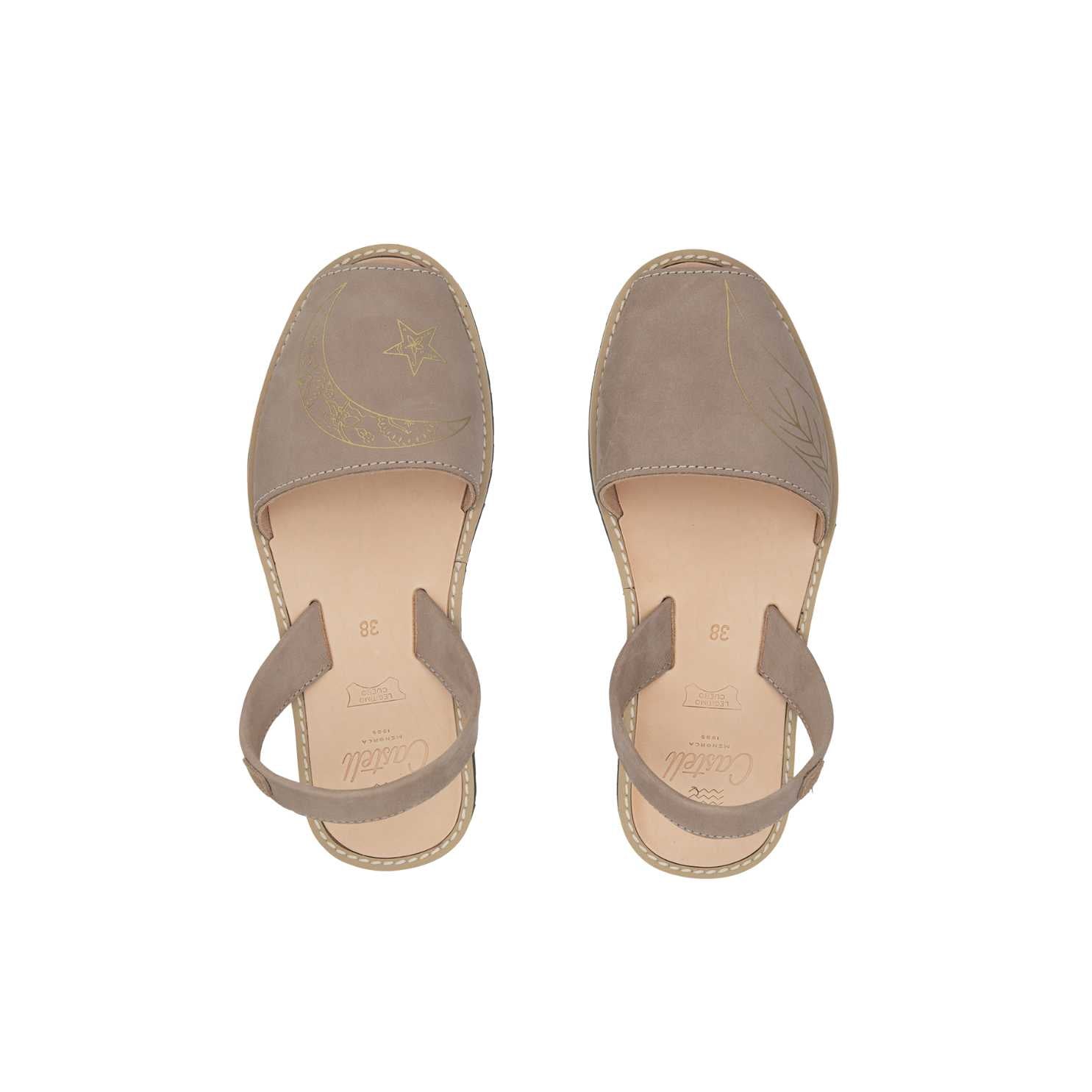 Madona 1056 Luna Nobuck Classic Leather Sandals for Women - Comfortable & Stylish Summer Footwear for Beach, Travel & Casual Outings