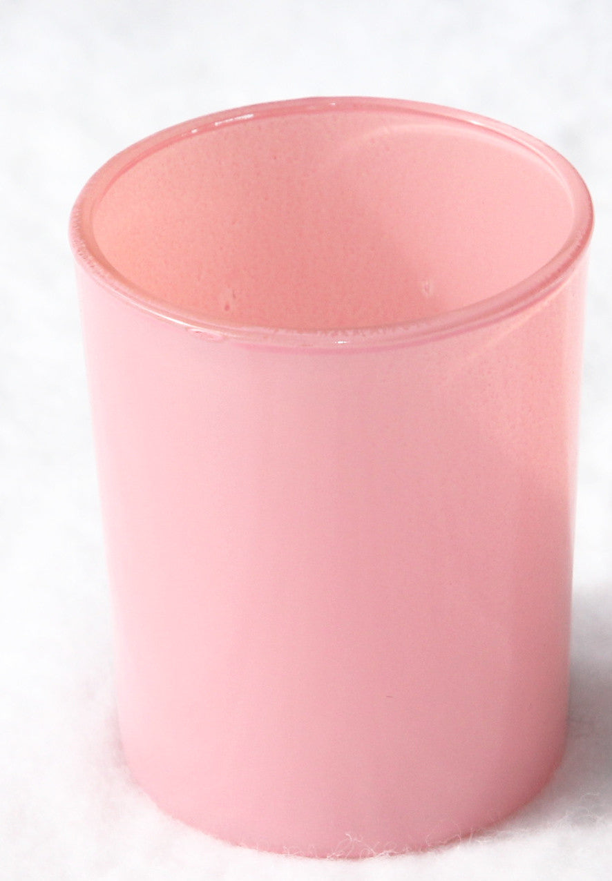 10 Pack Blush Pink Glass Votive Tealight Candle Holders - Elegant Wedding Centerpiece, Christmas Party Decor, Valentine's Day & Bridal Shower Decorations - Perfect for Romantic Dinners, Holiday Tablescapes and Special Events