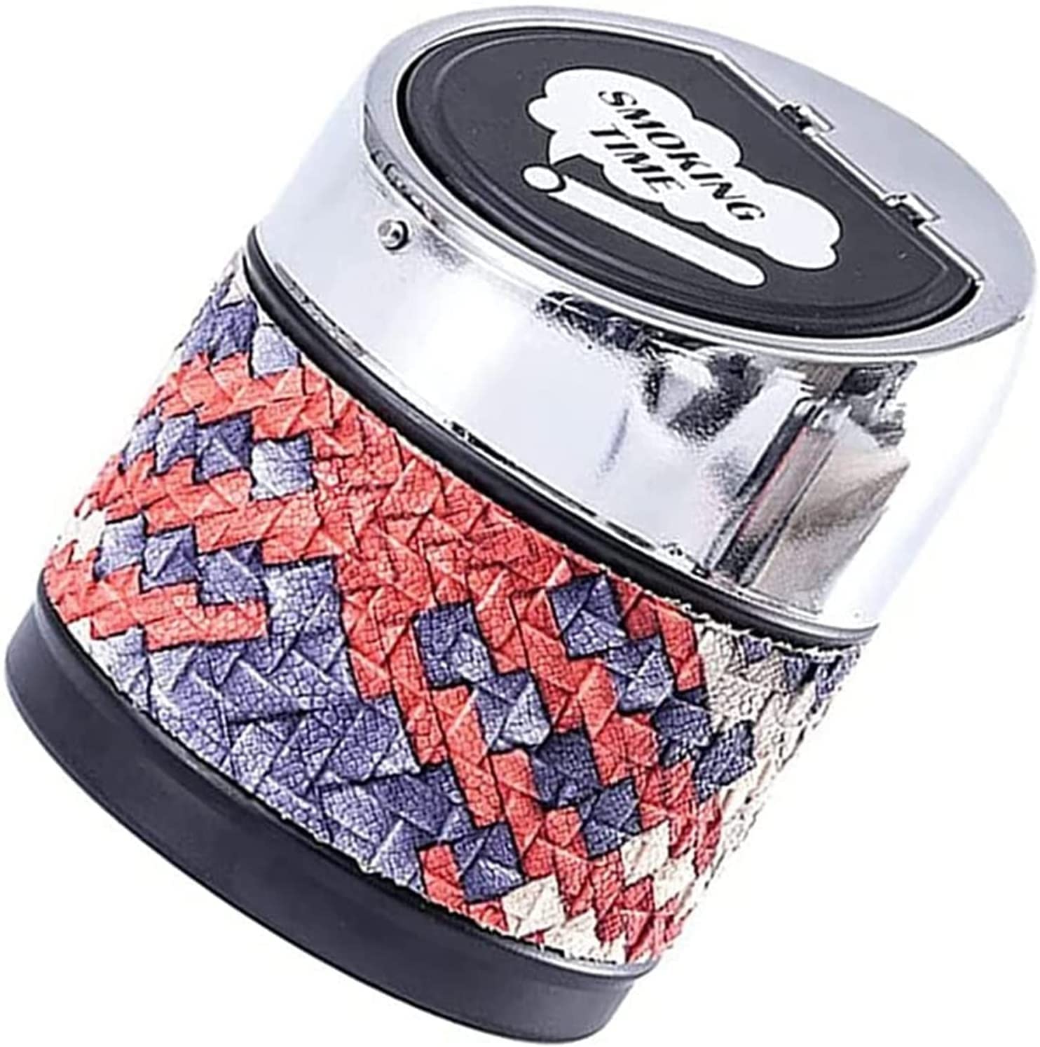 Portable Car Ashtray - Detachable Stainless Steel Smokeless Ashtray for Car, Home, Office & Travel | Indoor & Outdoor Use | Perfect for Road Trips, Camping & Smoking Areas