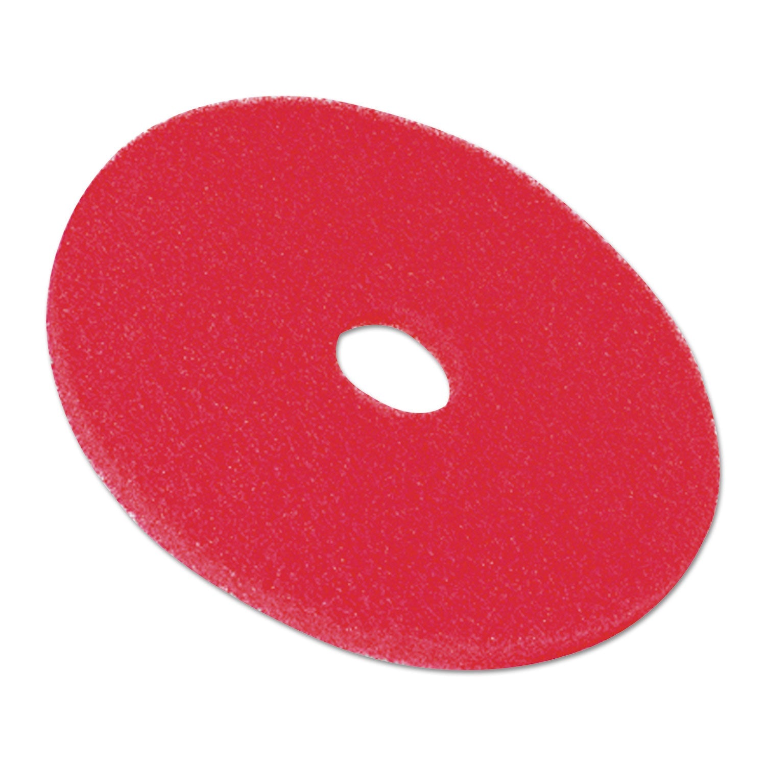 3M™ 5100 Low Speed Buffer Floor Pads - 16 Inch Diameter, Red Color, 5 Pads per Carton - Perfect for Commercial Floor Cleaning & Polishing