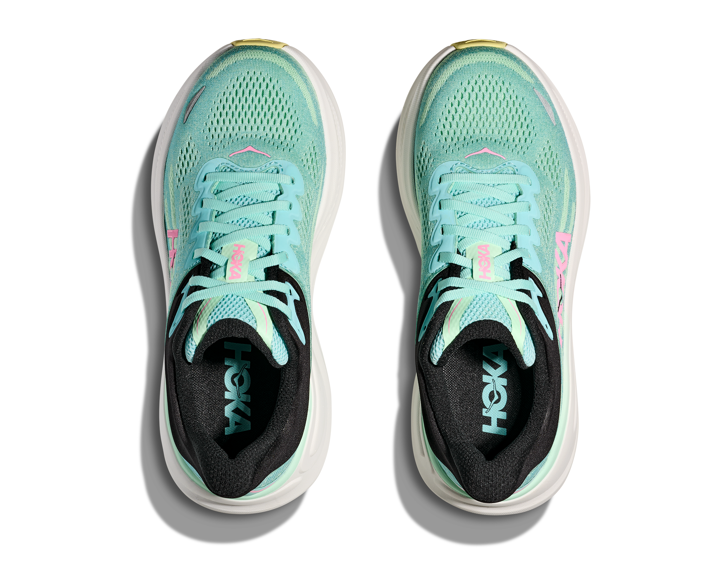 Women's Hoka Bondi 9 Running Shoes - Blue Spark/Mint Fluorite | Cushioned Comfort for Long-Distance Running & Walking | Perfect for Marathon Training, Jogging & Everyday Wear