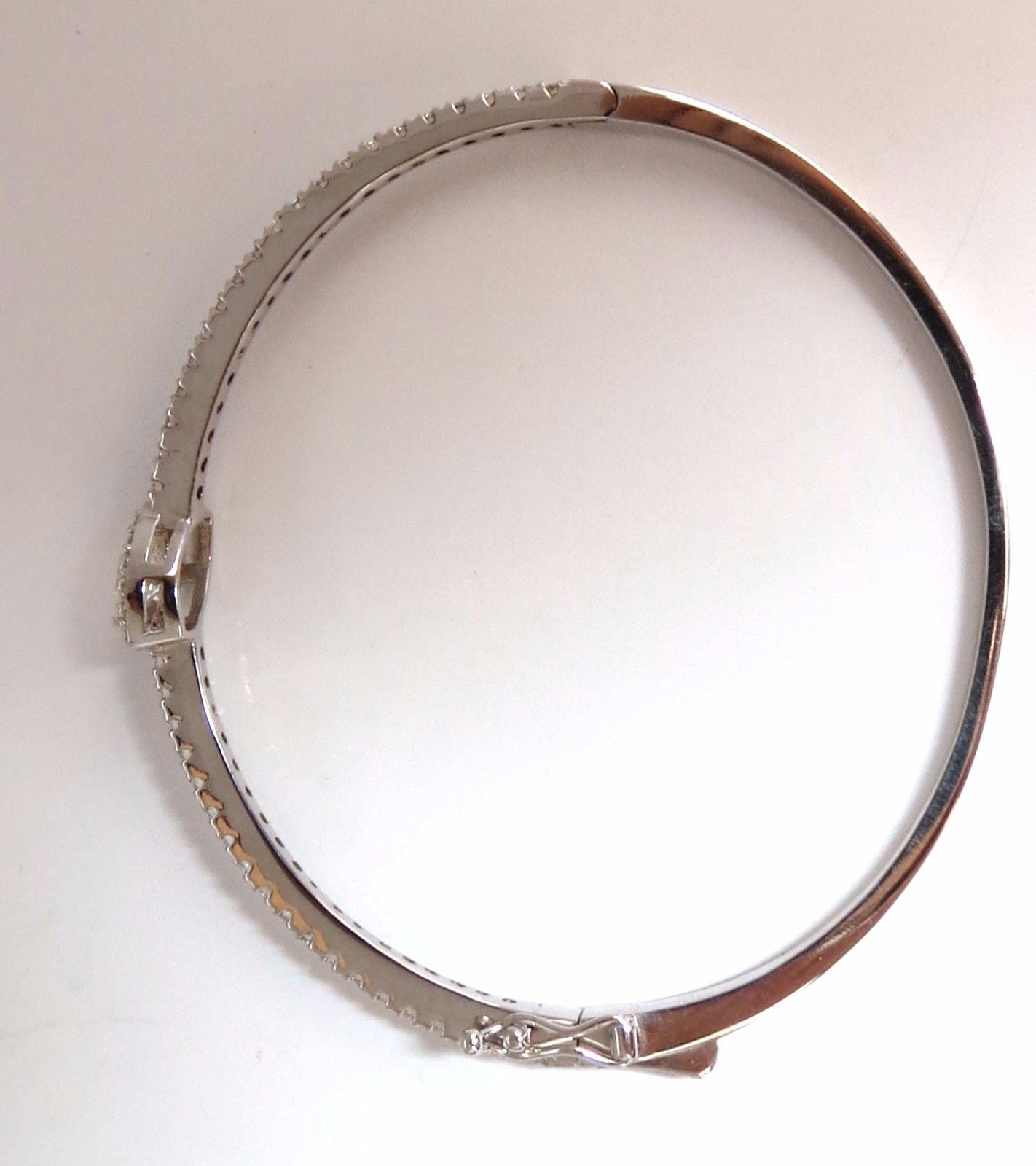 GIA Certified 1.84ct Marquise Diamond Cluster Halo Bangle Bracelet in 14K Gold - Elegant Jewelry for Weddings, Anniversaries & Special Occasions