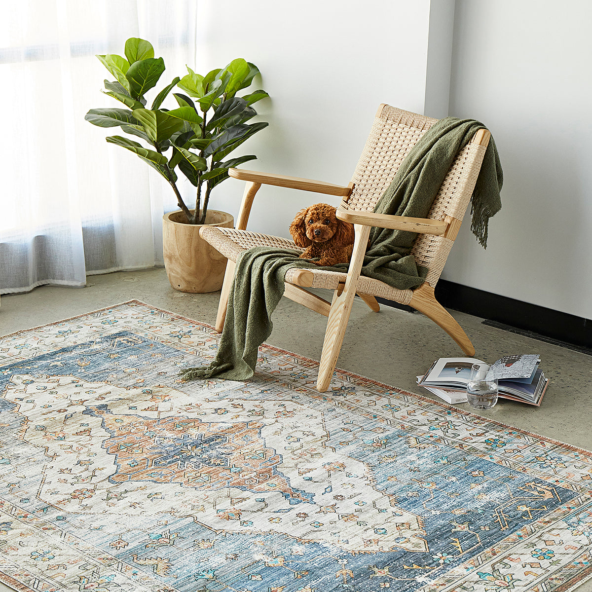 Kindred Blair Rug - Soft & Stylish Area Rug for Living Room, Bedroom, Home Decor - Perfect for Cozy Spaces & Modern Interiors