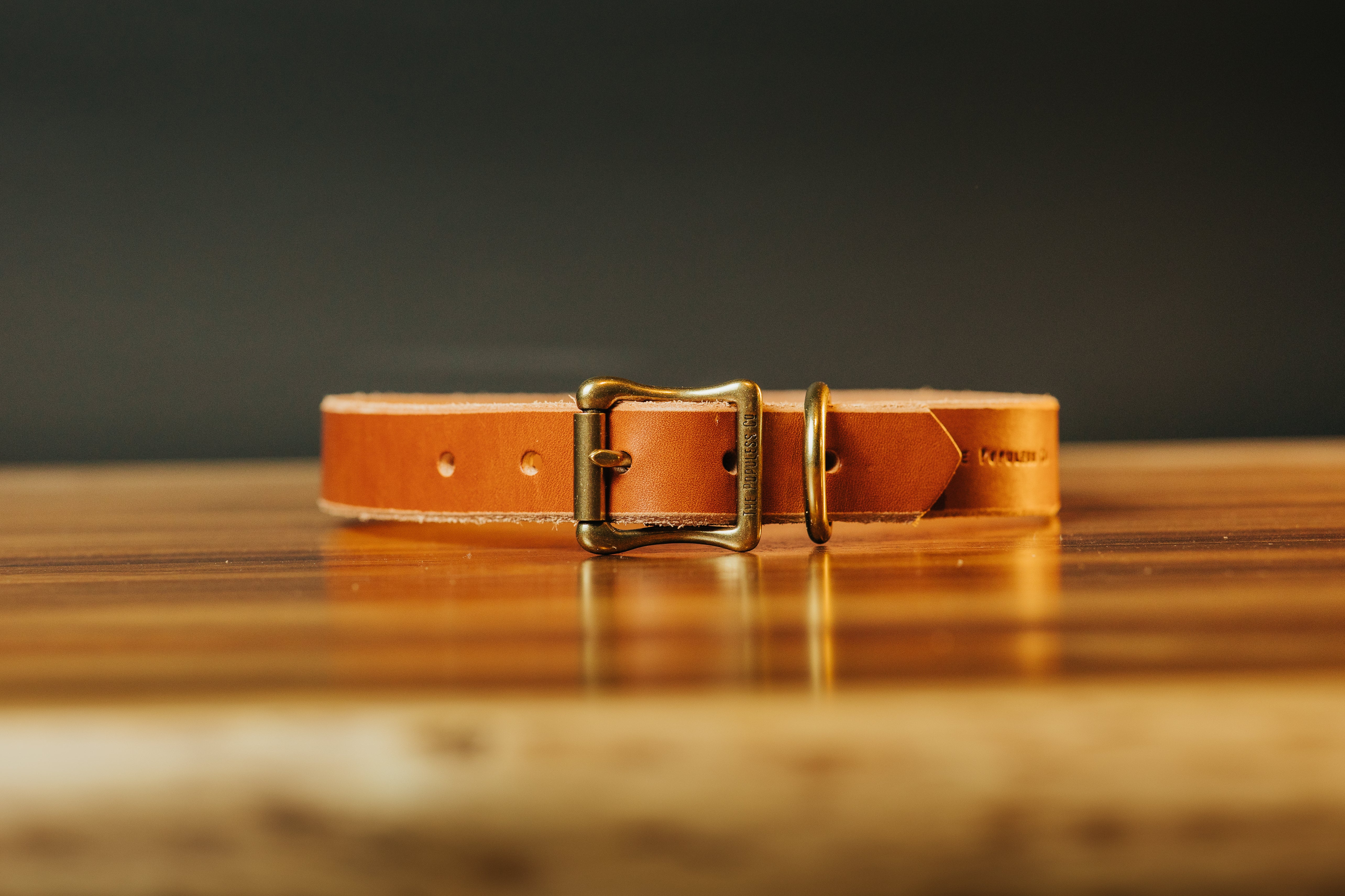 Premium The Marv Dog Collar - Durable Rio Latigo Leather Pet Collar for Medium & Large Dogs - Adjustable & Stylish for Walking, Training & Outdoor Adventures