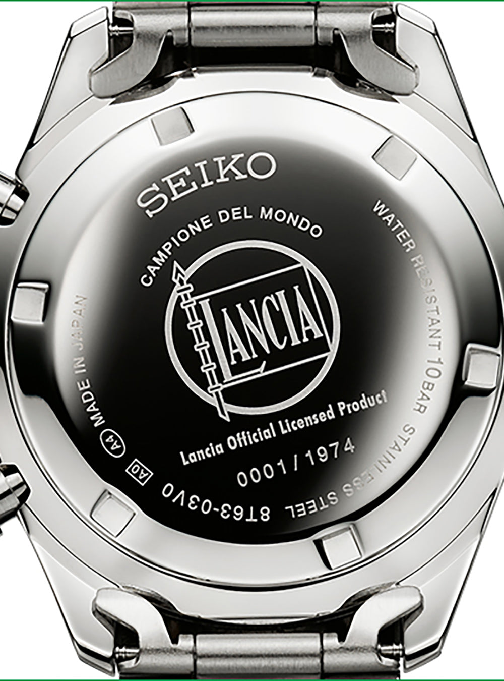 SEIKO x LANCIA STRATOS 50th Anniversary Limited Edition Watch - Japanese Made Automatic Chronograph - Perfect for Collectors & Racing Enthusiasts